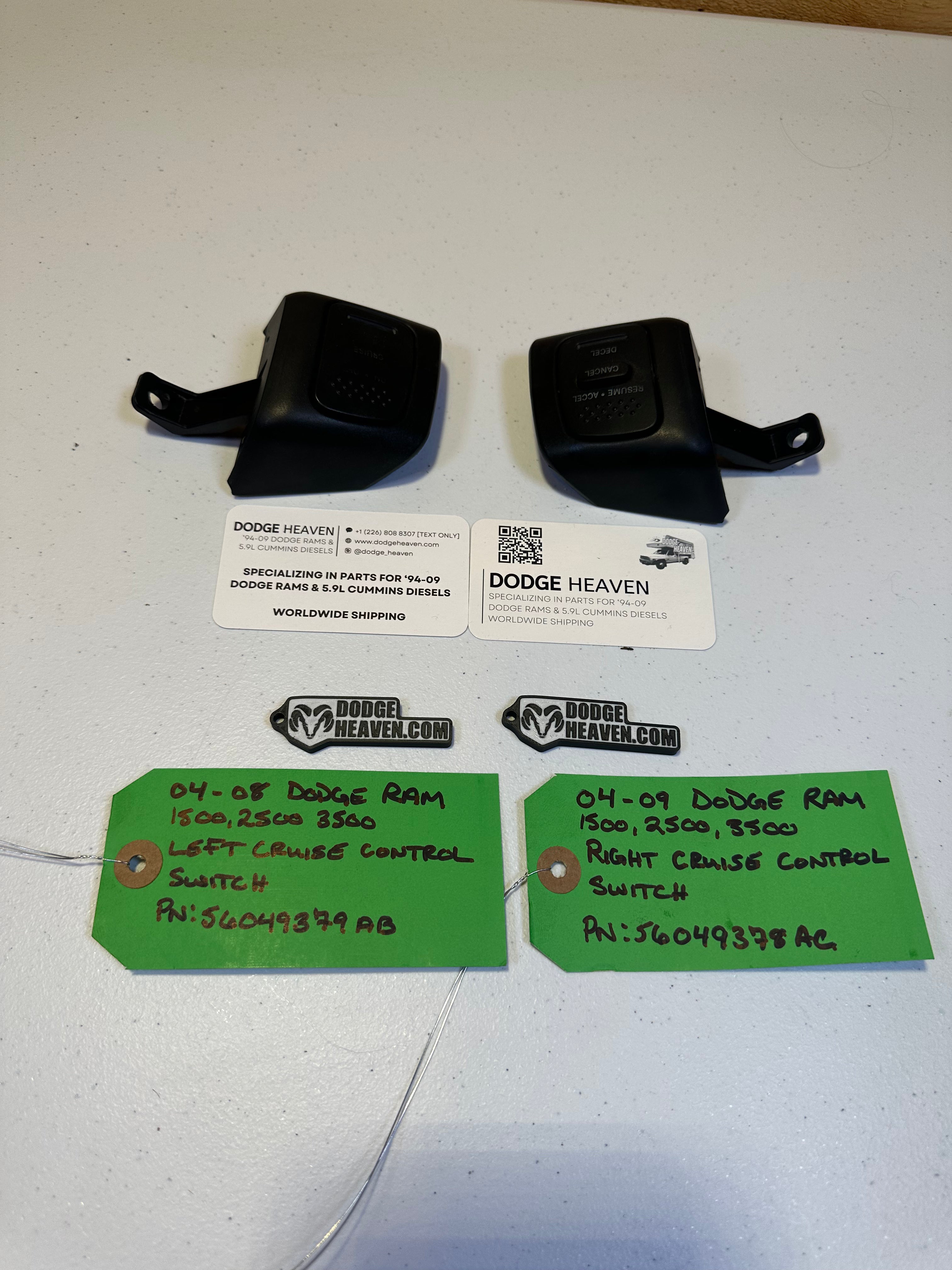 2004-2008 Dodge Ram 1500 2500 3500 Cruise Control Pair (OEM)