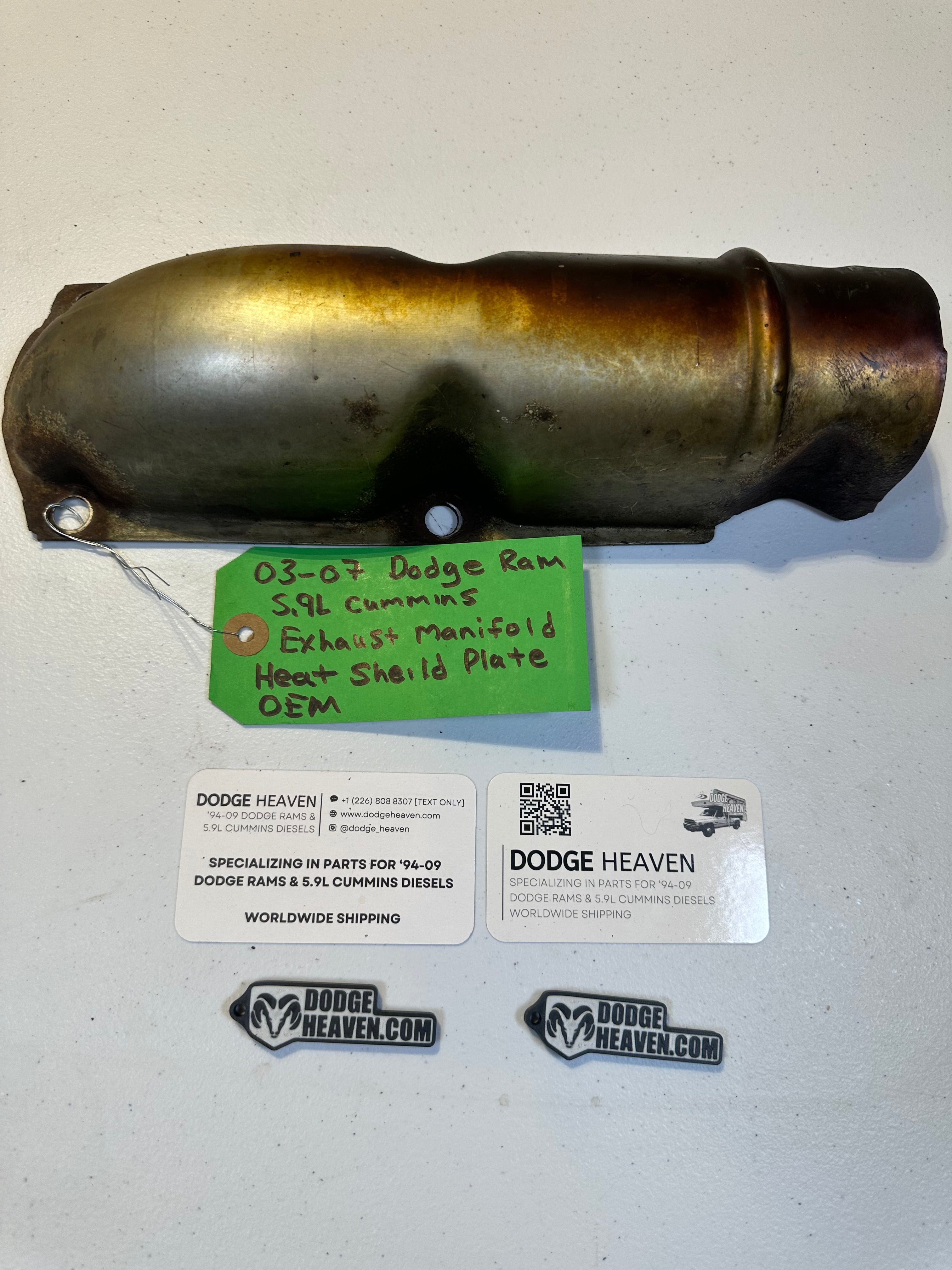2003-2007 Dodge Ram 5.9L Cummins CR Exhaust Manifold Heat Shield Plate (OEM)
