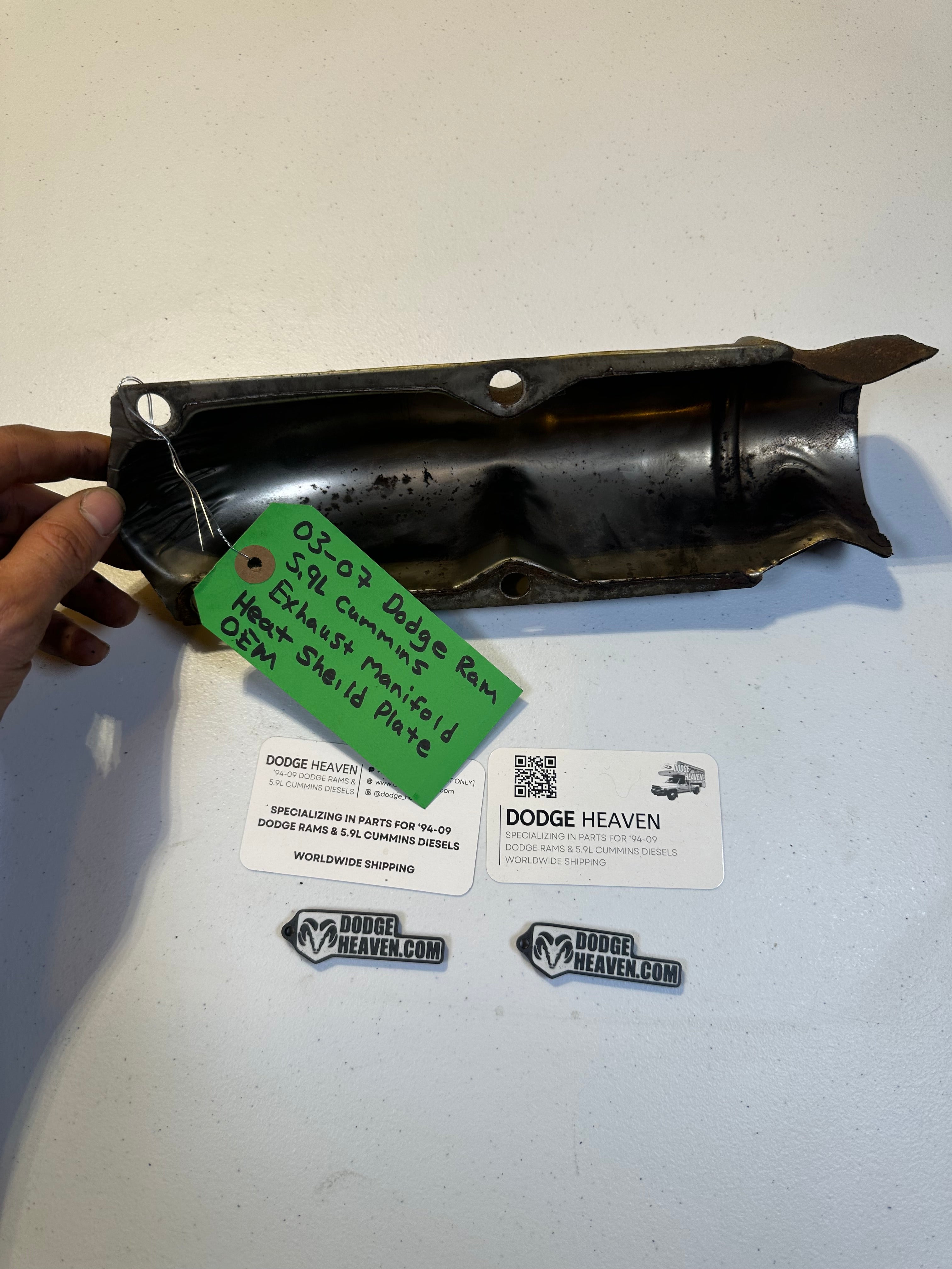 2003-2007 Dodge Ram 5.9L Cummins CR Exhaust Manifold Heat Shield Plate (OEM)