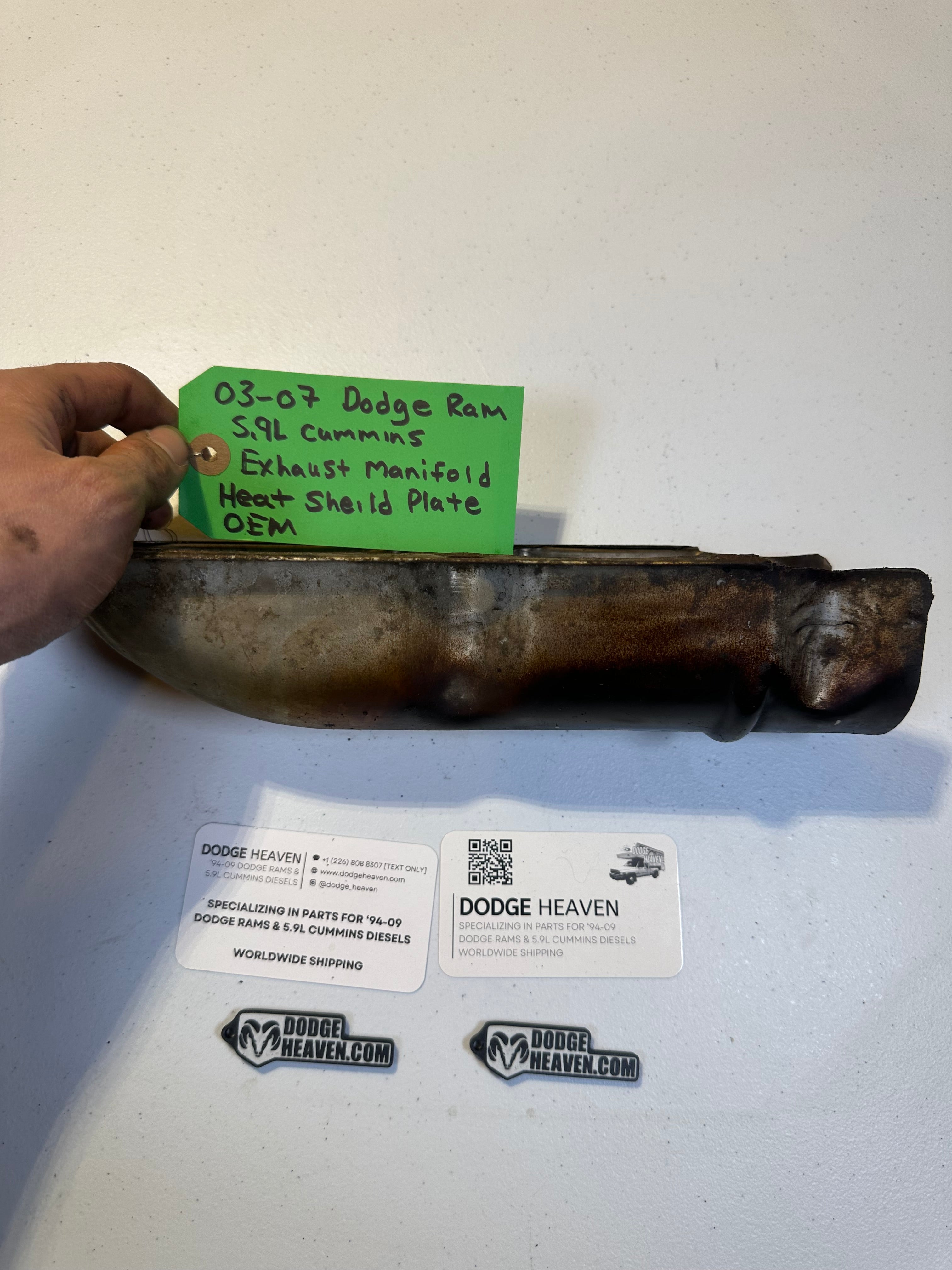 2003-2007 Dodge Ram 5.9L Cummins CR Exhaust Manifold Heat Shield Plate (OEM)