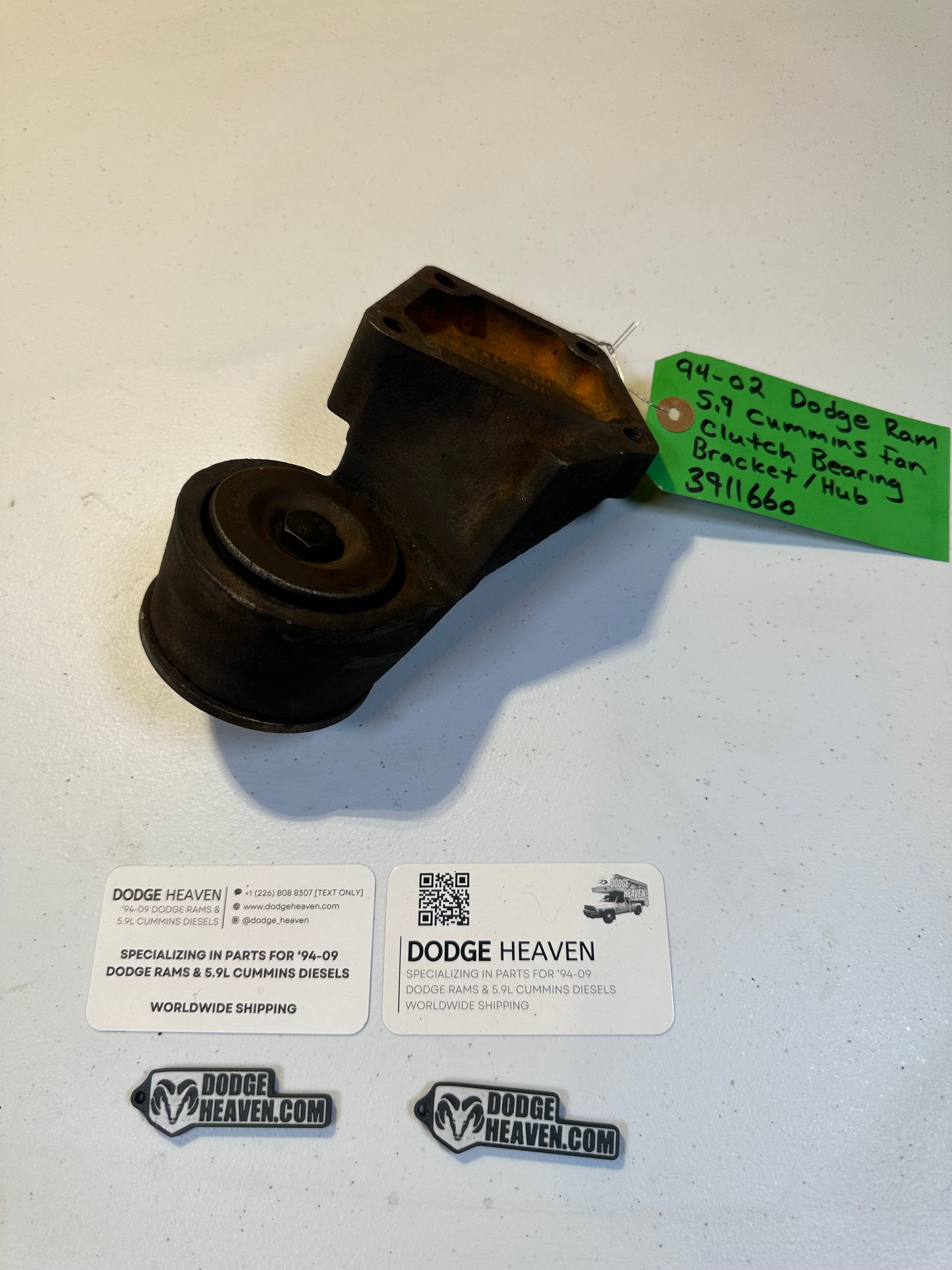 1994-2002 Dodge Ram 5.9L Cummins 12V / 24V Fan Clutch Bearing Bracket Hub (OEM)