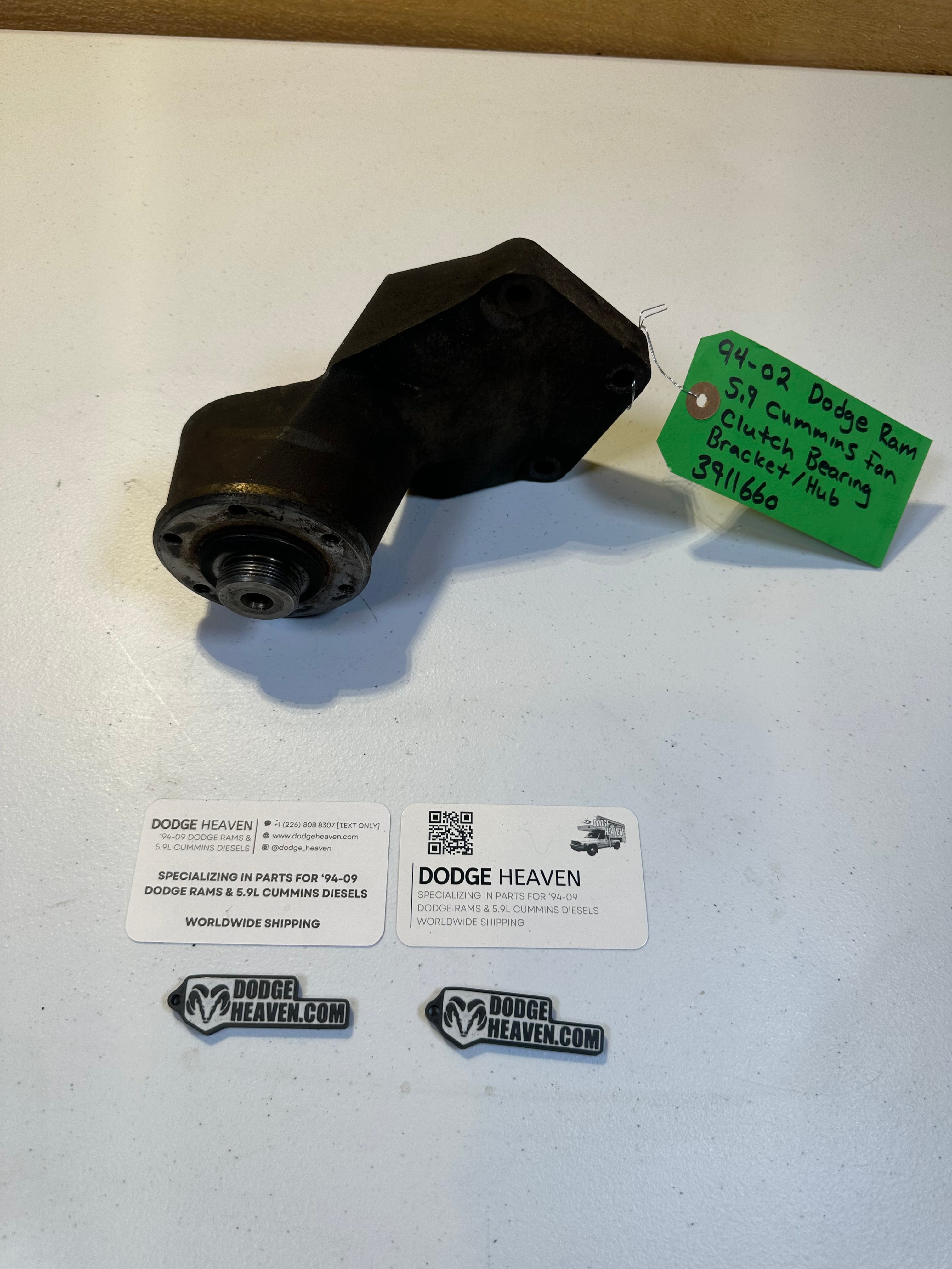 1994-2002 Dodge Ram 5.9L Cummins 12V / 24V Fan Clutch Bearing Bracket Hub (OEM)