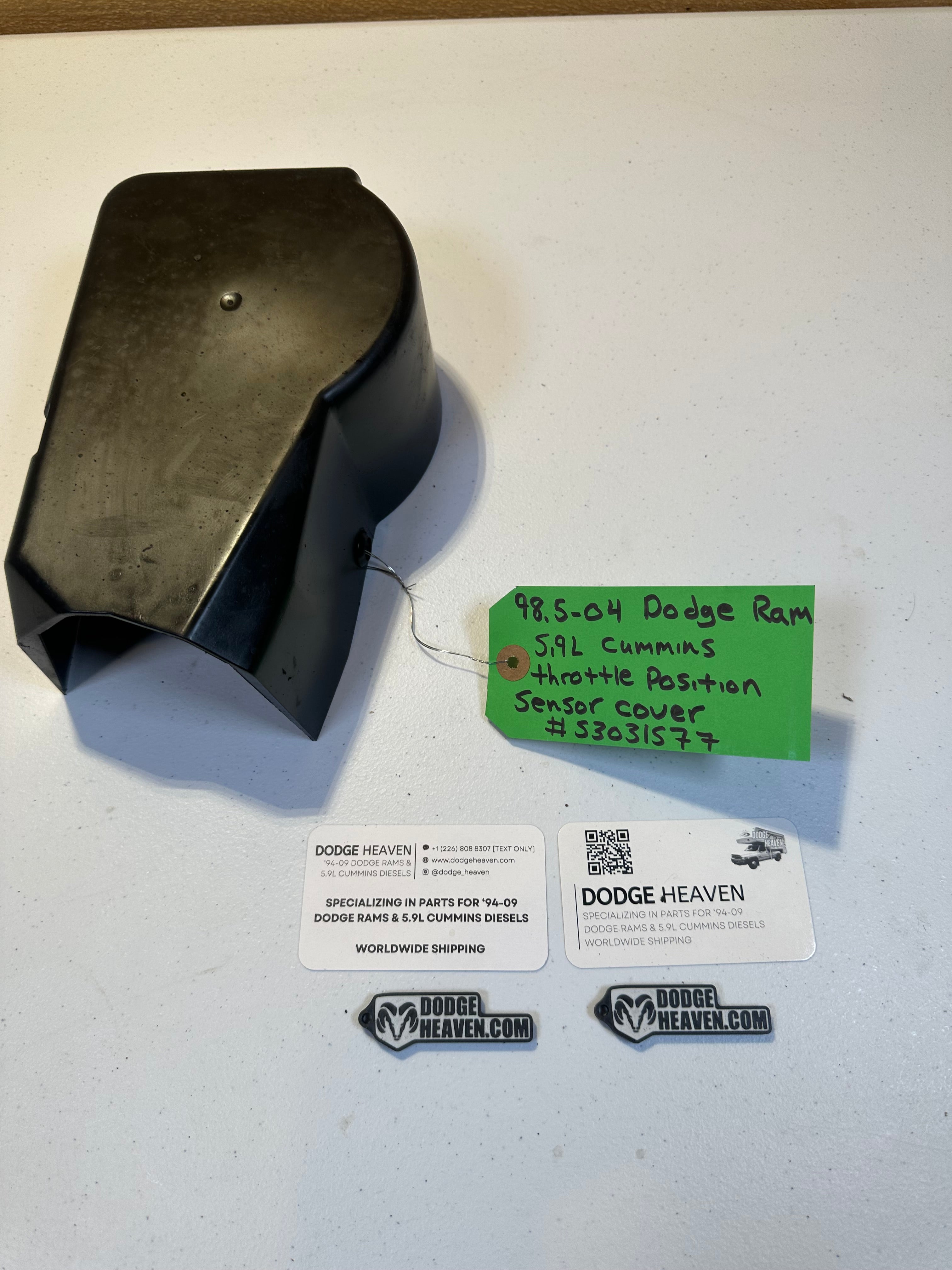 1998-2004 Dodge Ram 2500 3500 Cummins 5.9L Throttle Linkage TPS Cover (OEM)