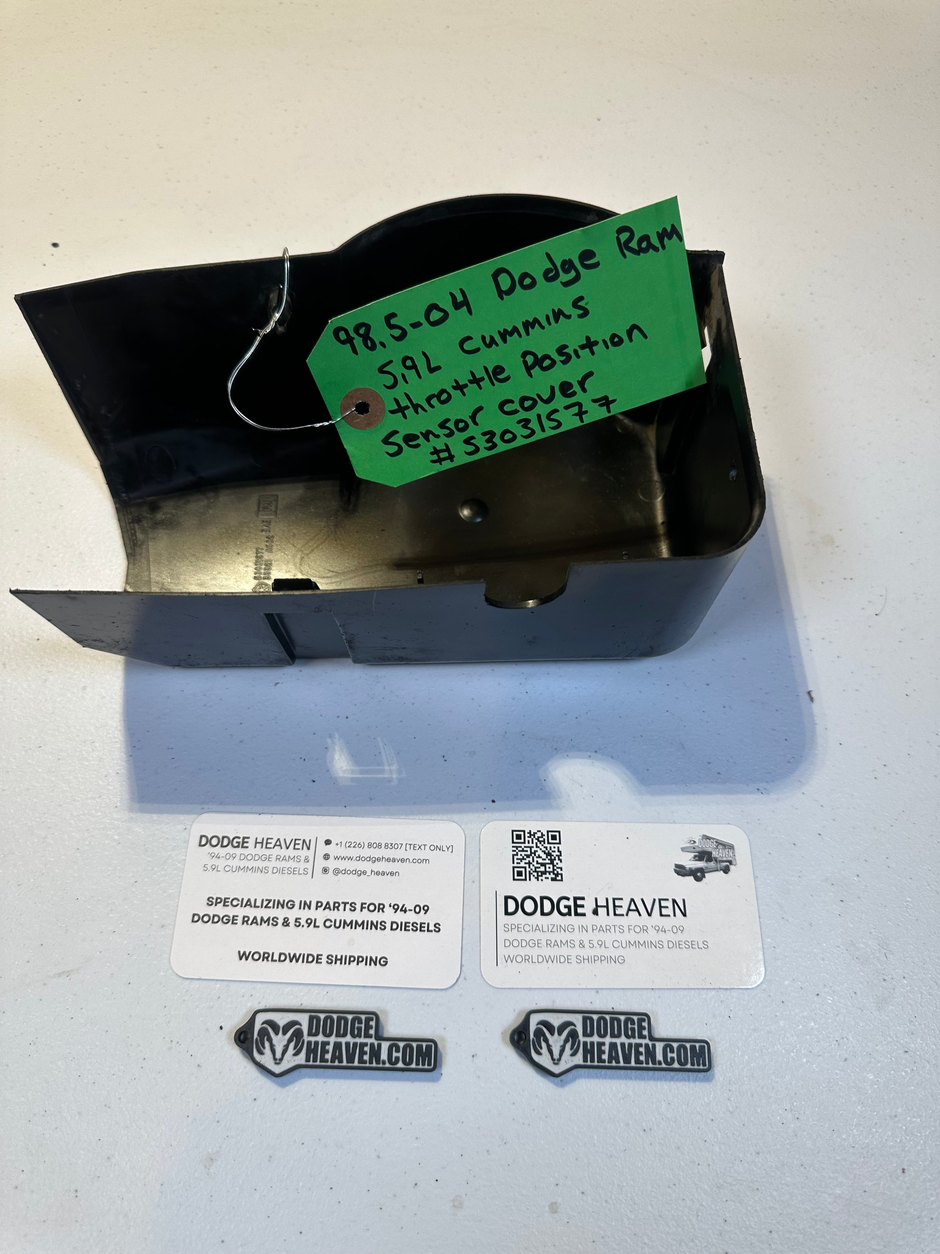 1998-2004 Dodge Ram 2500 3500 Cummins 5.9L Throttle Linkage TPS Cover (OEM)
