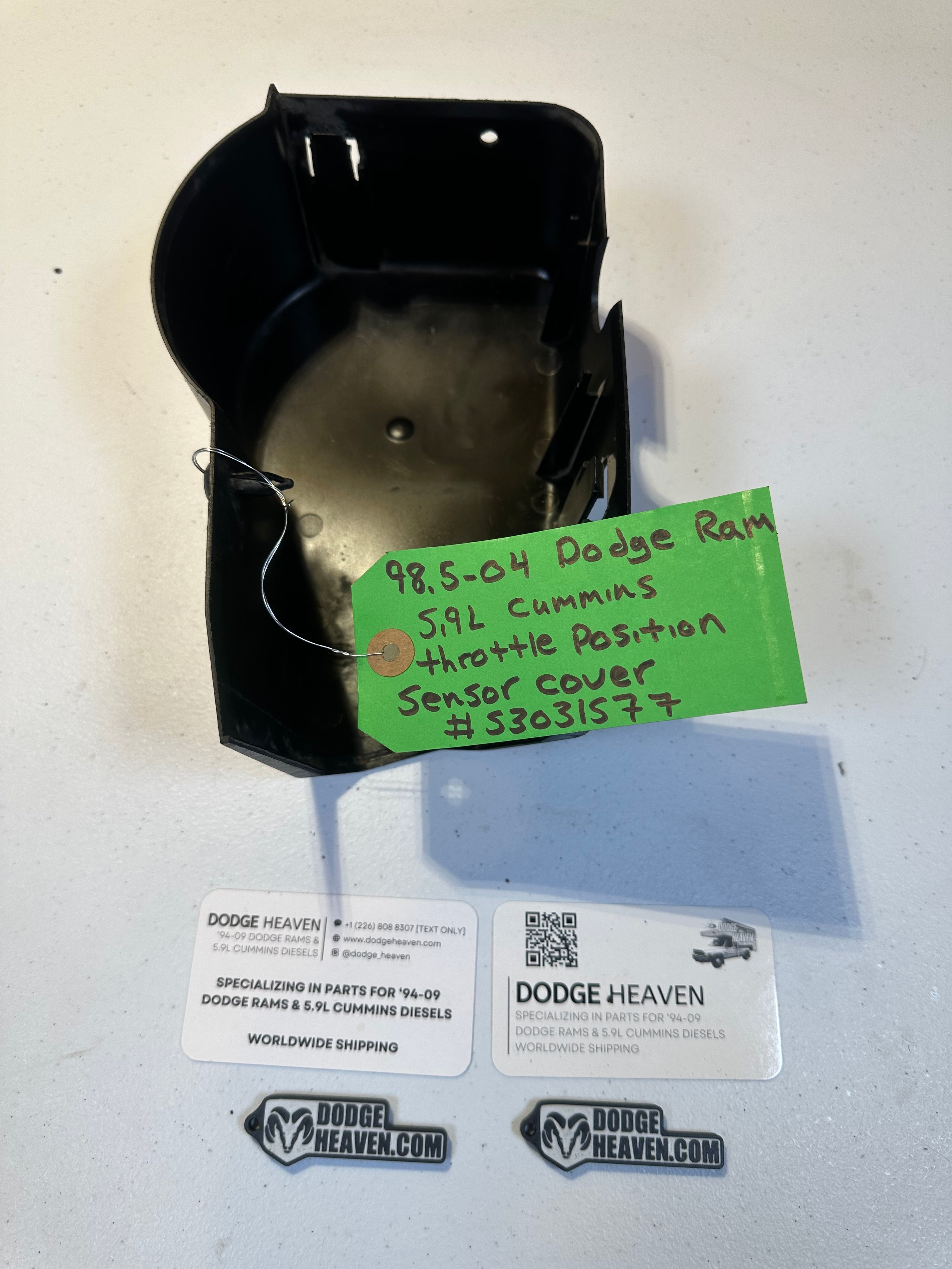 1998-2004 Dodge Ram 2500 3500 Cummins 5.9L Throttle Linkage TPS Cover (OEM)