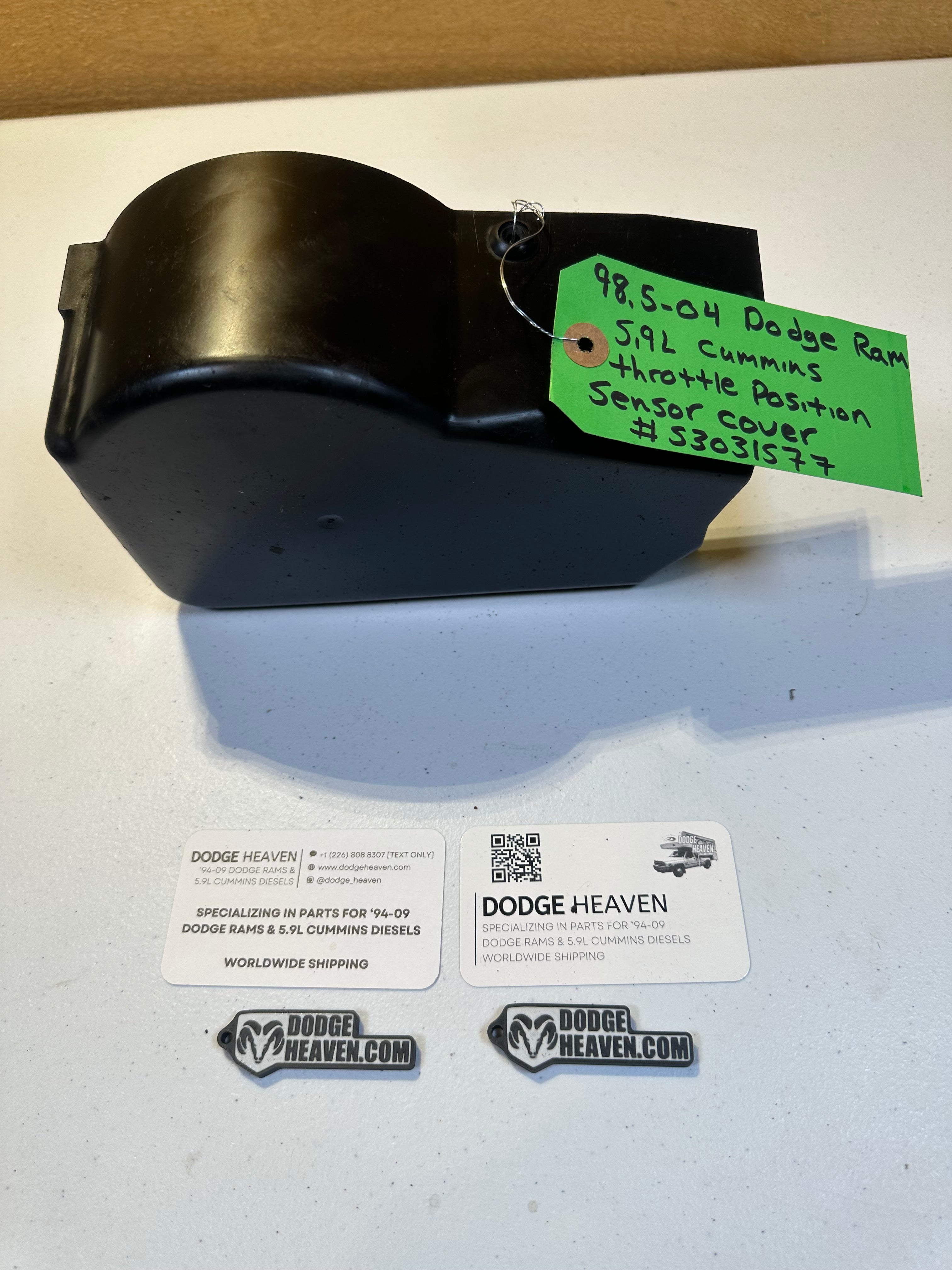1998-2004 Dodge Ram 2500 3500 Cummins 5.9L Throttle Linkage TPS Cover (OEM)