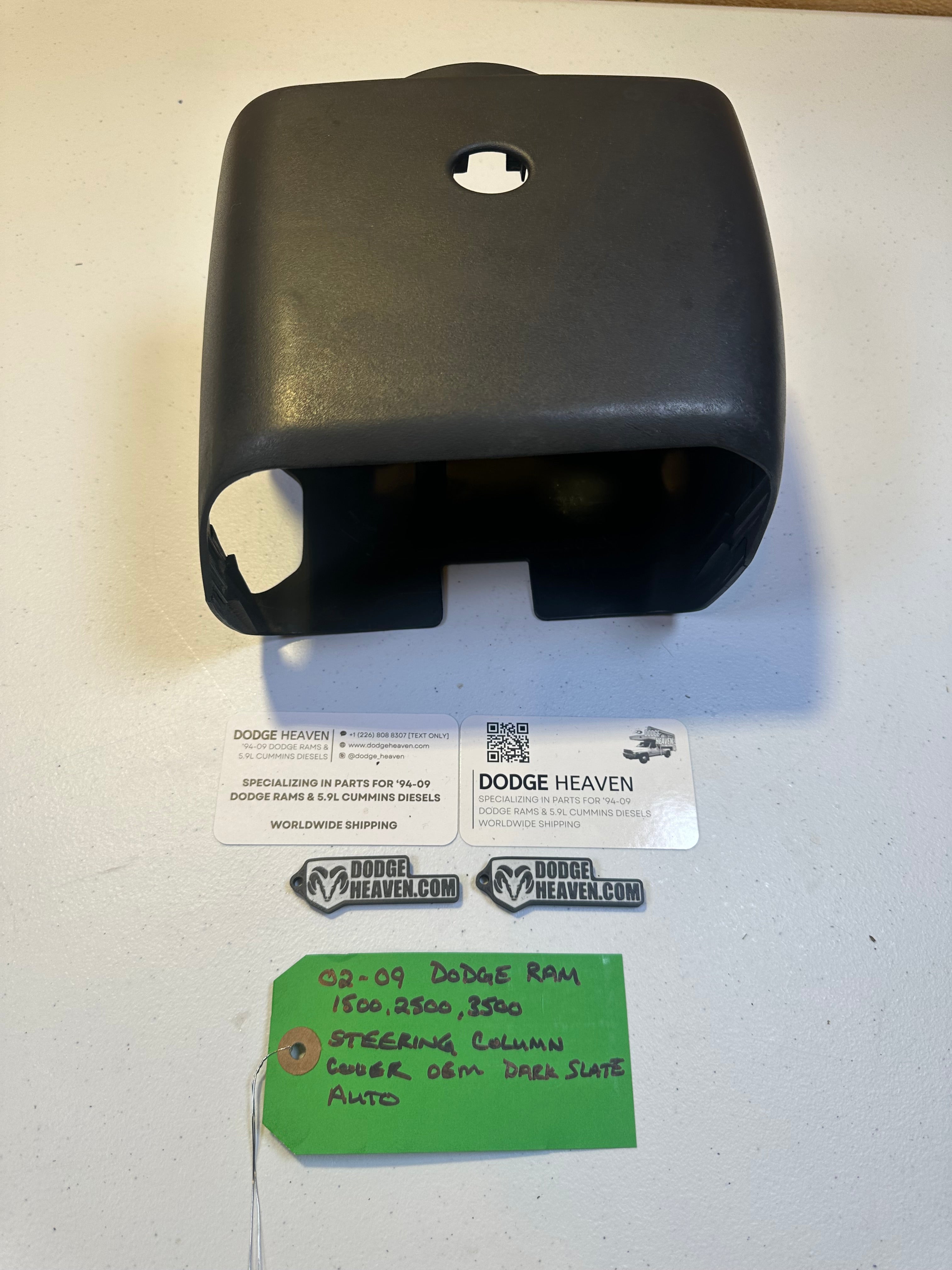 2002-2009 Dodge Ram 1500 2500 3500 Steering Column Shroud Cover tilt Auto Grey (OEM)