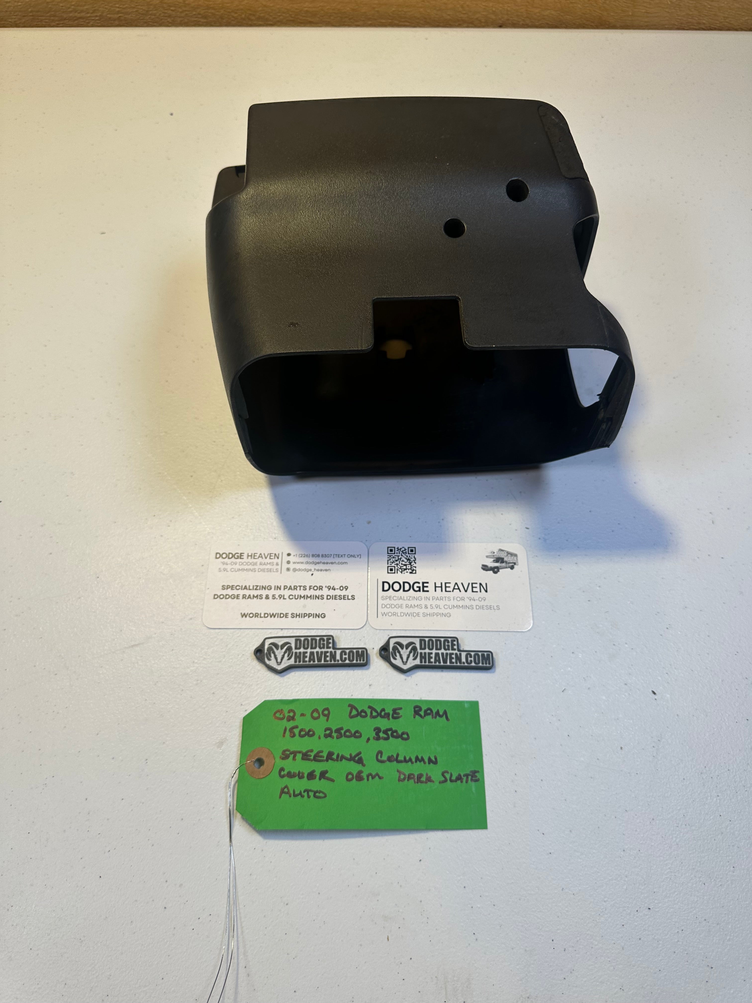 2002-2009 Dodge Ram 1500 2500 3500 Steering Column Shroud Cover tilt Auto Grey (OEM)