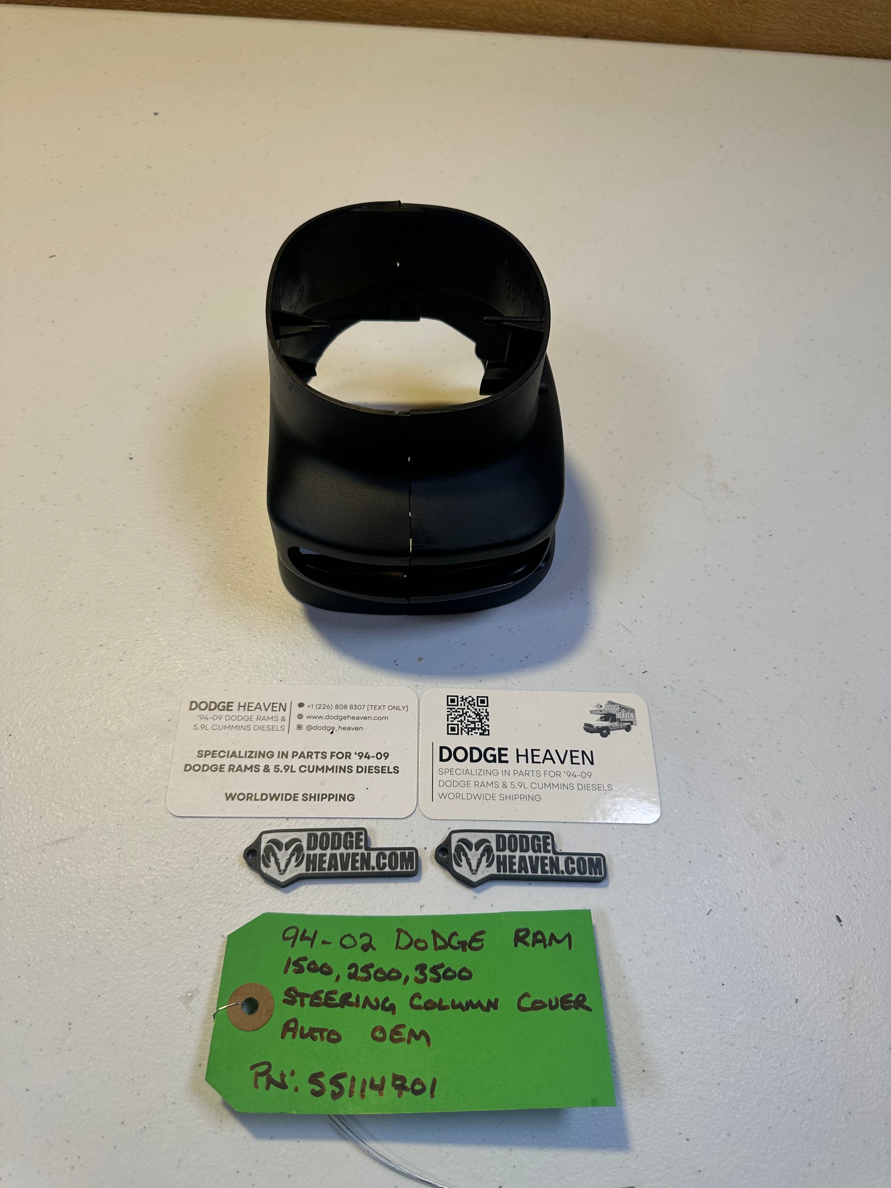 1994-2001 Dodge Ram 1500 2500 3500 Steering Column Plastic Covers Automatic (OEM)
