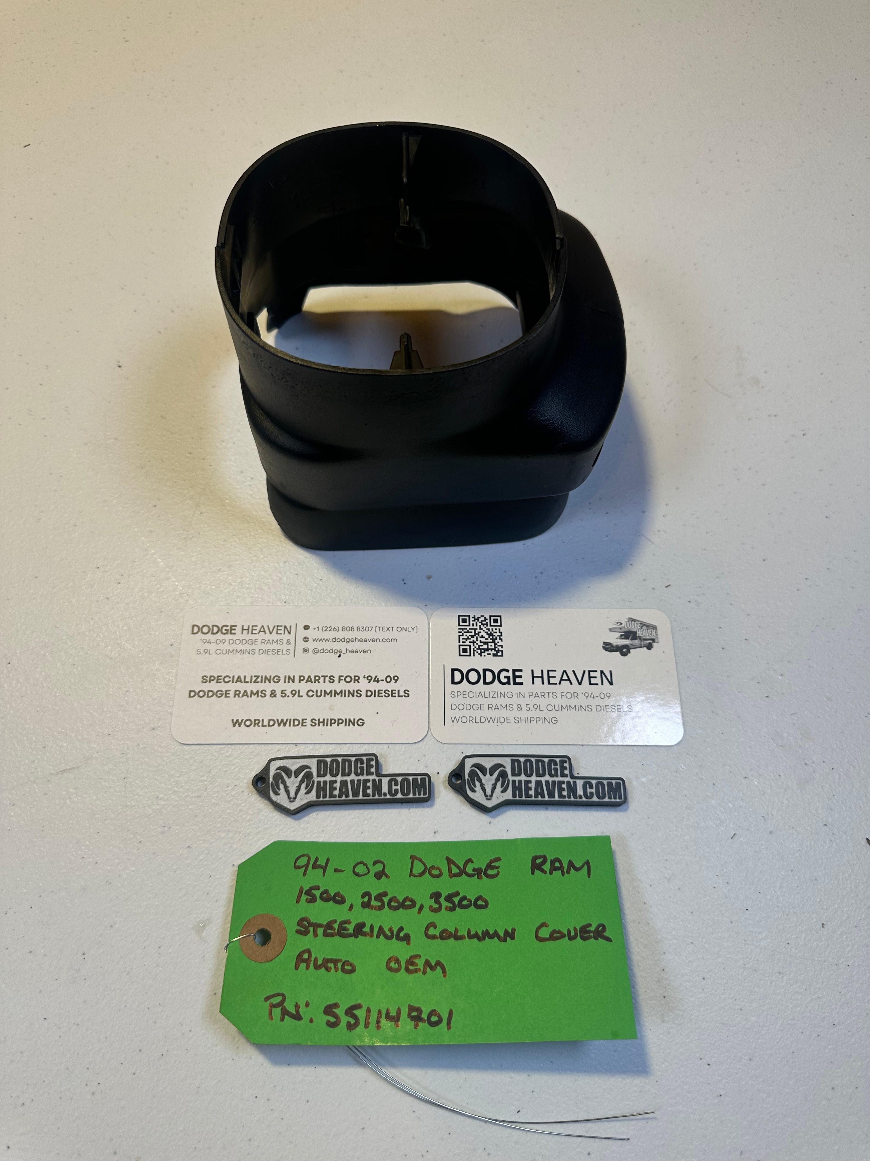 1994-2001 Dodge Ram 1500 2500 3500 Steering Column Plastic Covers Automatic (OEM)