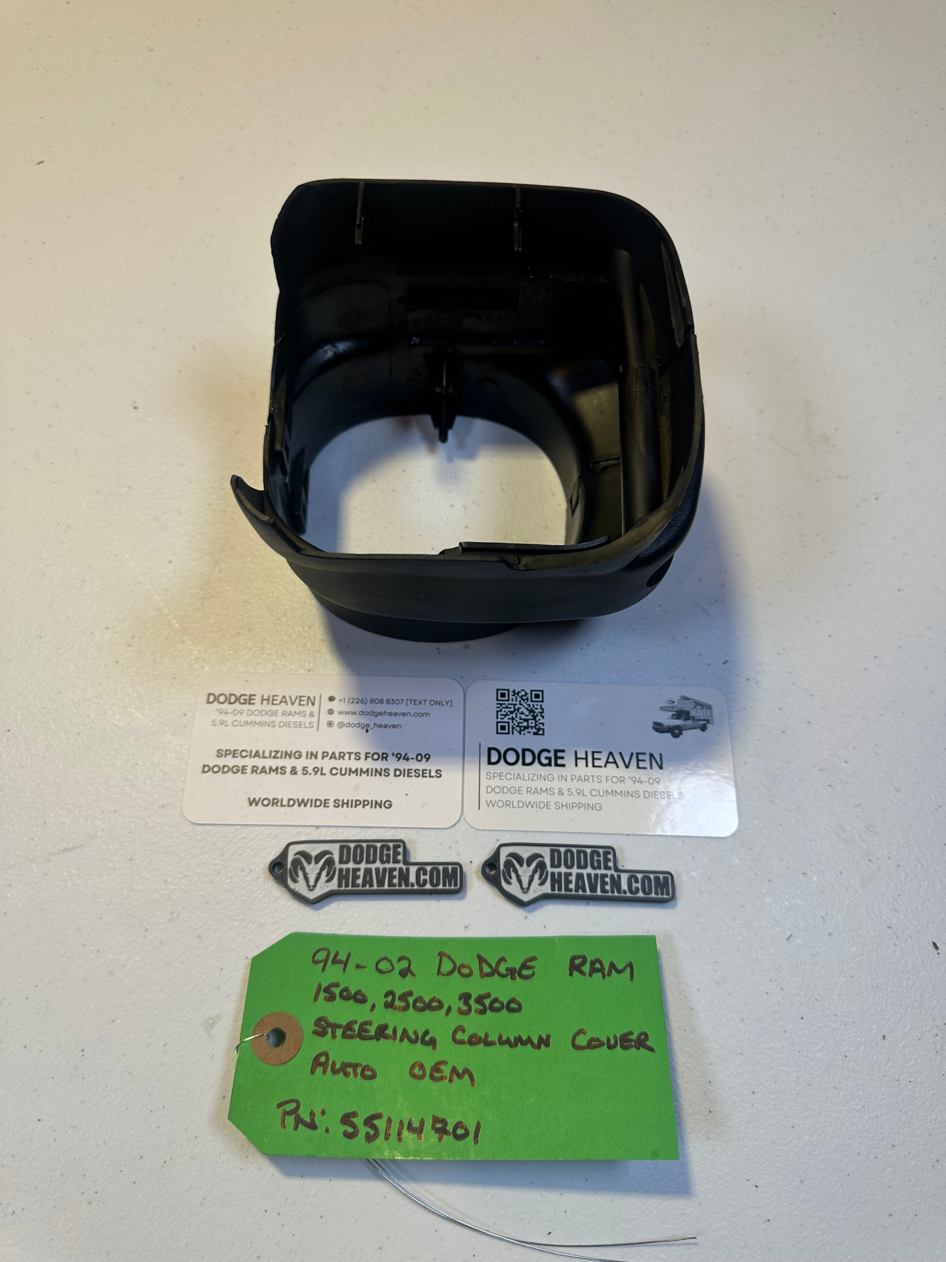 1994-2001 Dodge Ram 1500 2500 3500 Steering Column Plastic Covers Automatic (OEM)