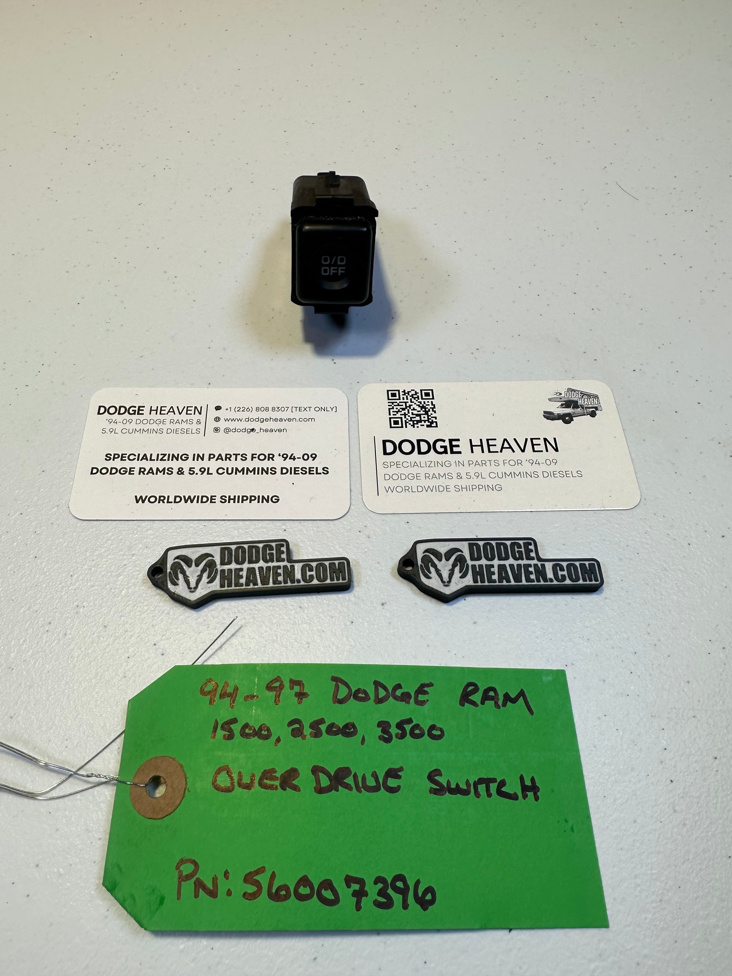 1994-1997 Dodge Ram 1500 2500 3500 Overdrive Off Switch (OEM)