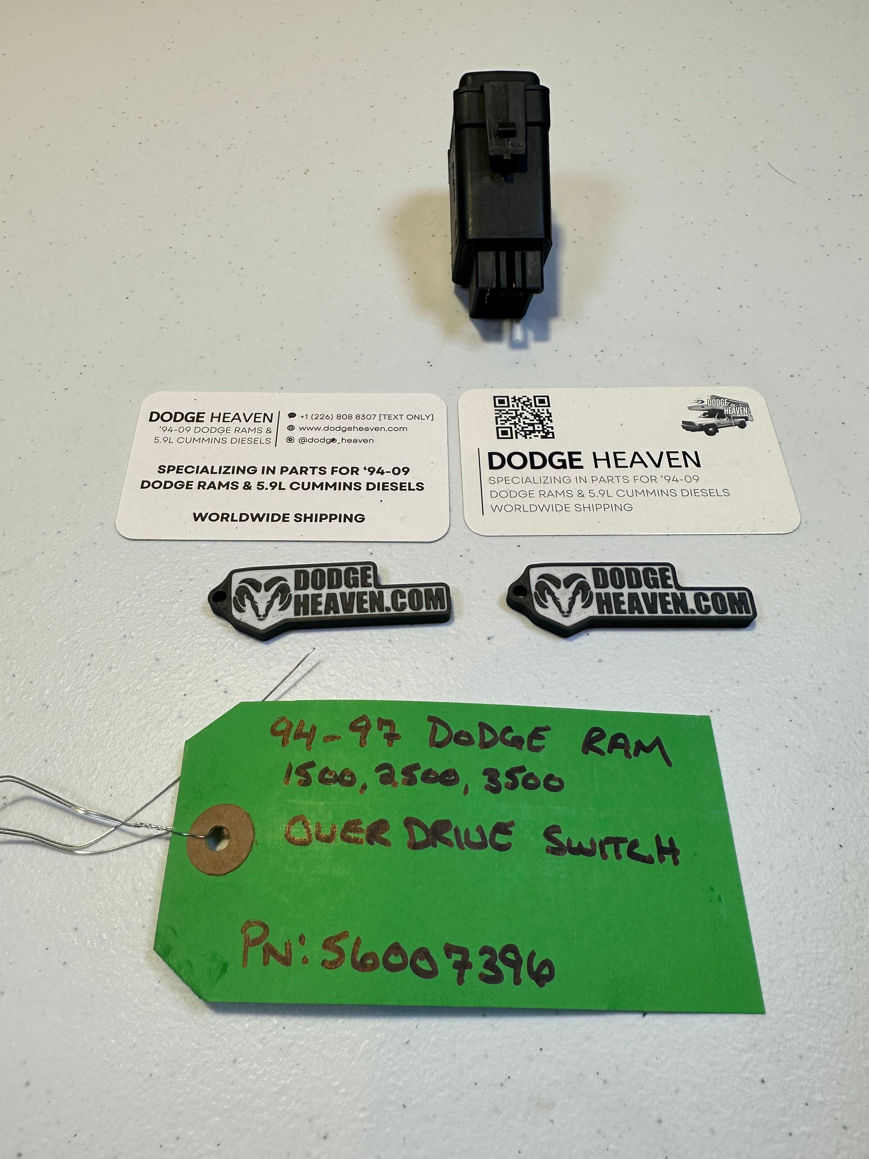 1994-1997 Dodge Ram 1500 2500 3500 Overdrive Off Switch (OEM)