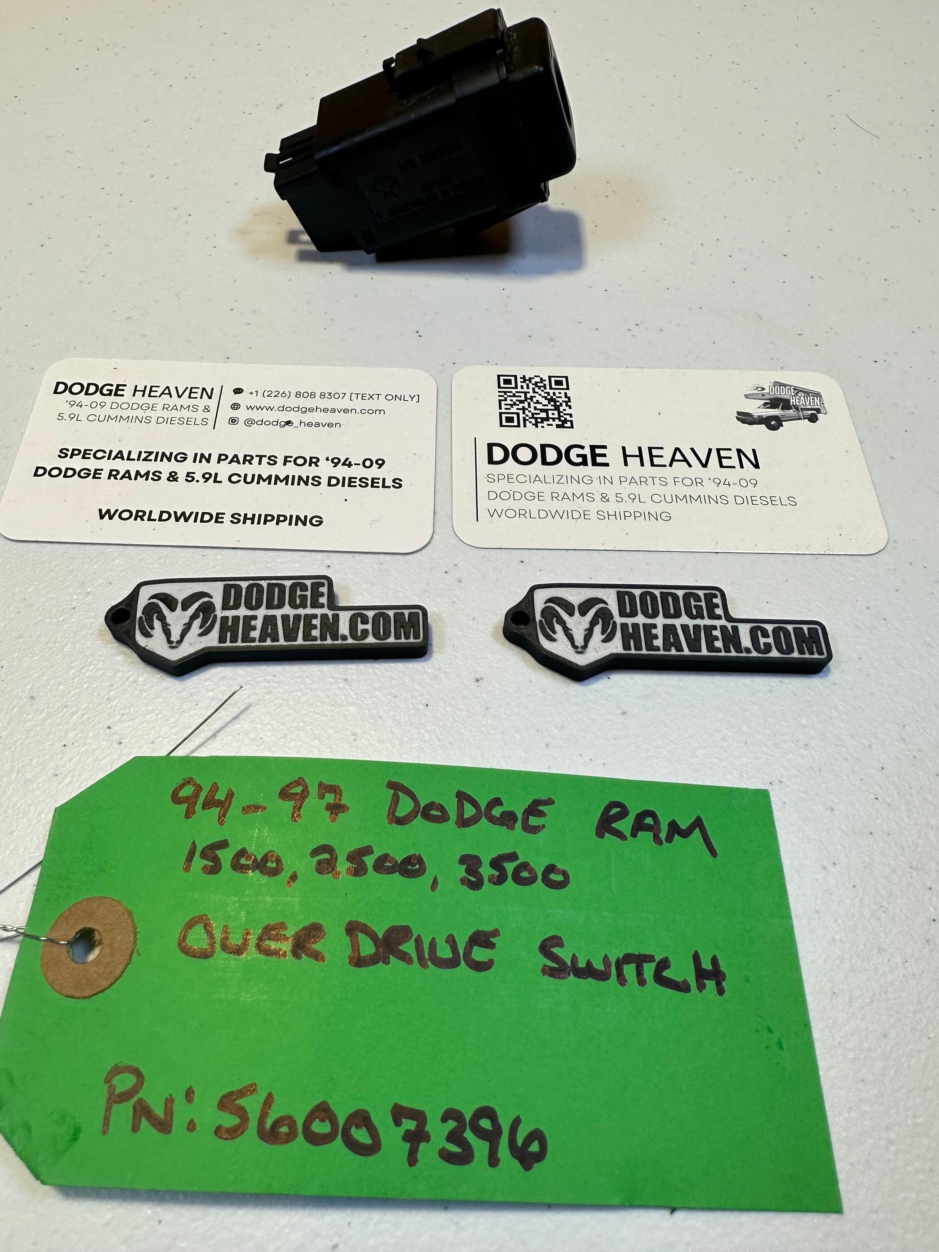 1994-1997 Dodge Ram 1500 2500 3500 Overdrive Off Switch (OEM)