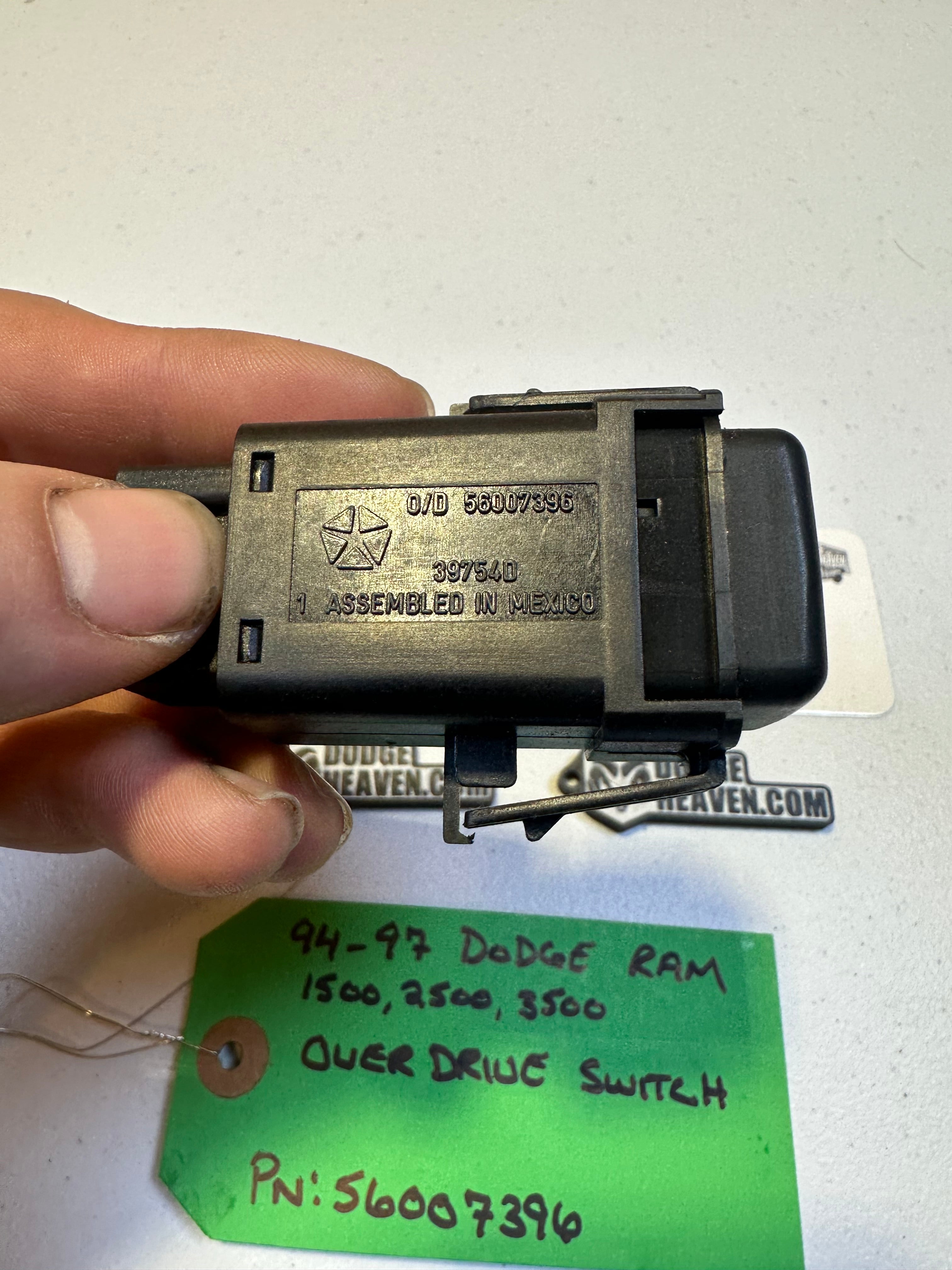 1994-1997 Dodge Ram 1500 2500 3500 Overdrive Off Switch (OEM)