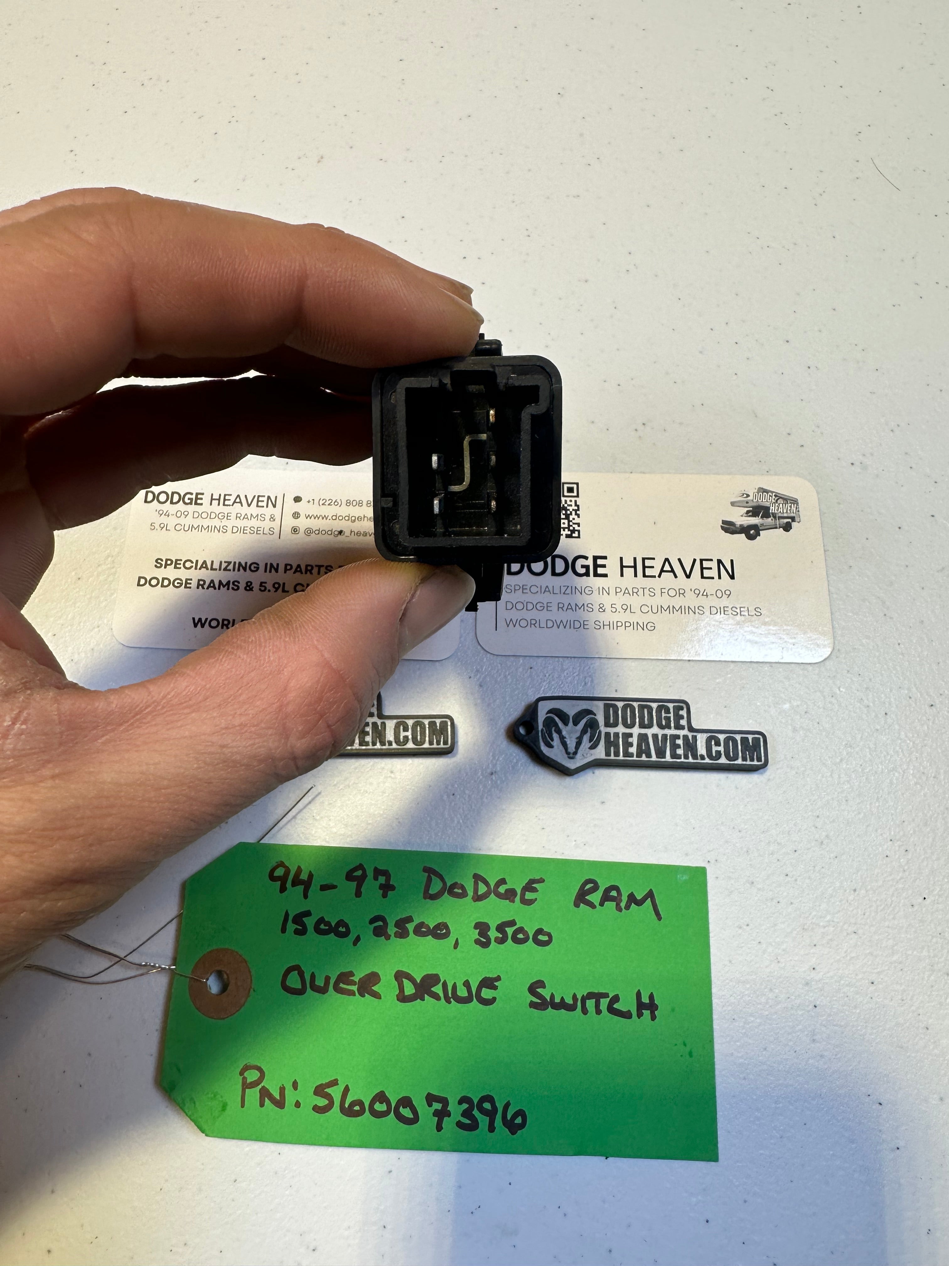 1994-1997 Dodge Ram 1500 2500 3500 Overdrive Off Switch (OEM)