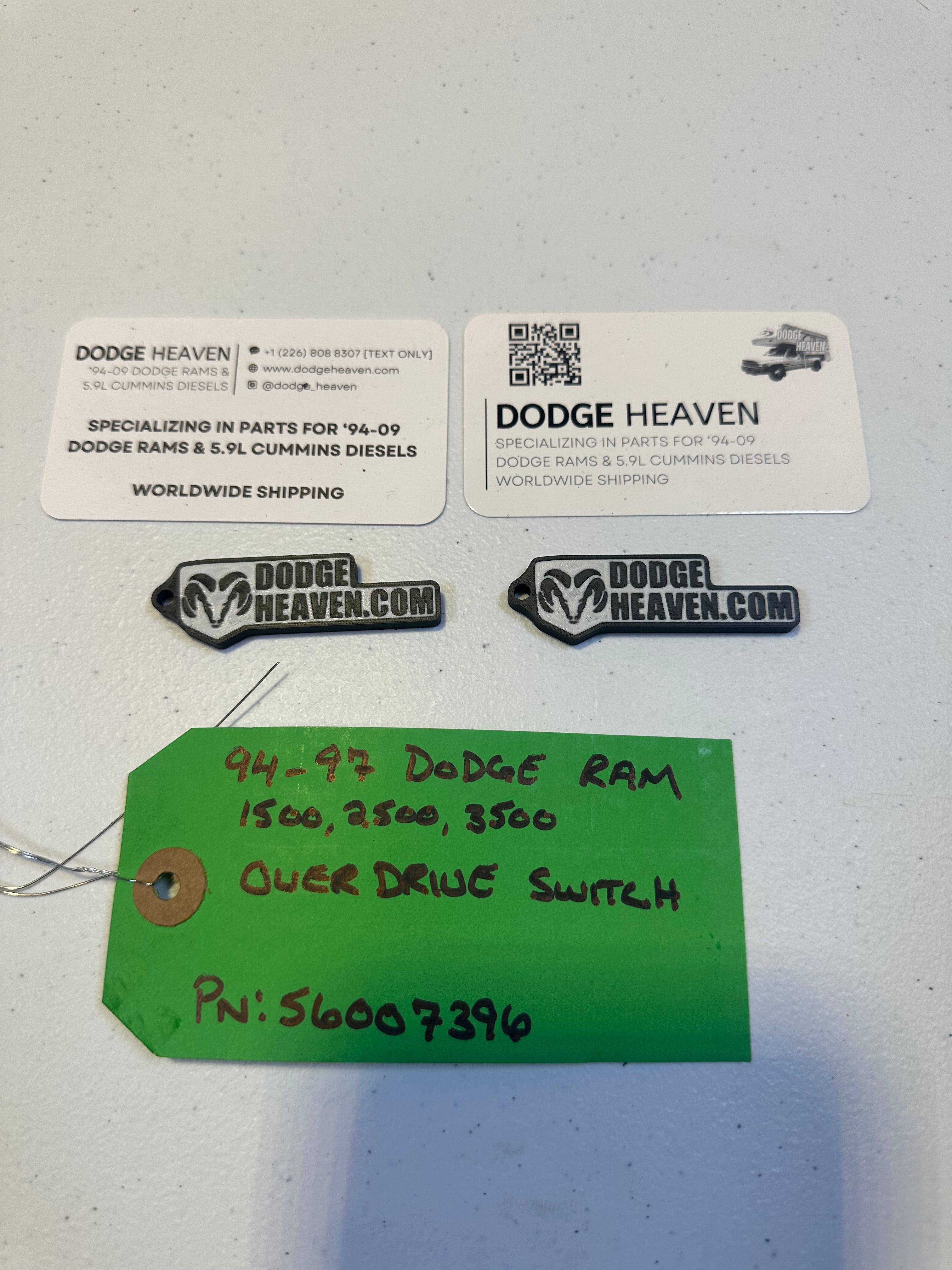 1994-1997 Dodge Ram 1500 2500 3500 Overdrive Off Switch (OEM)