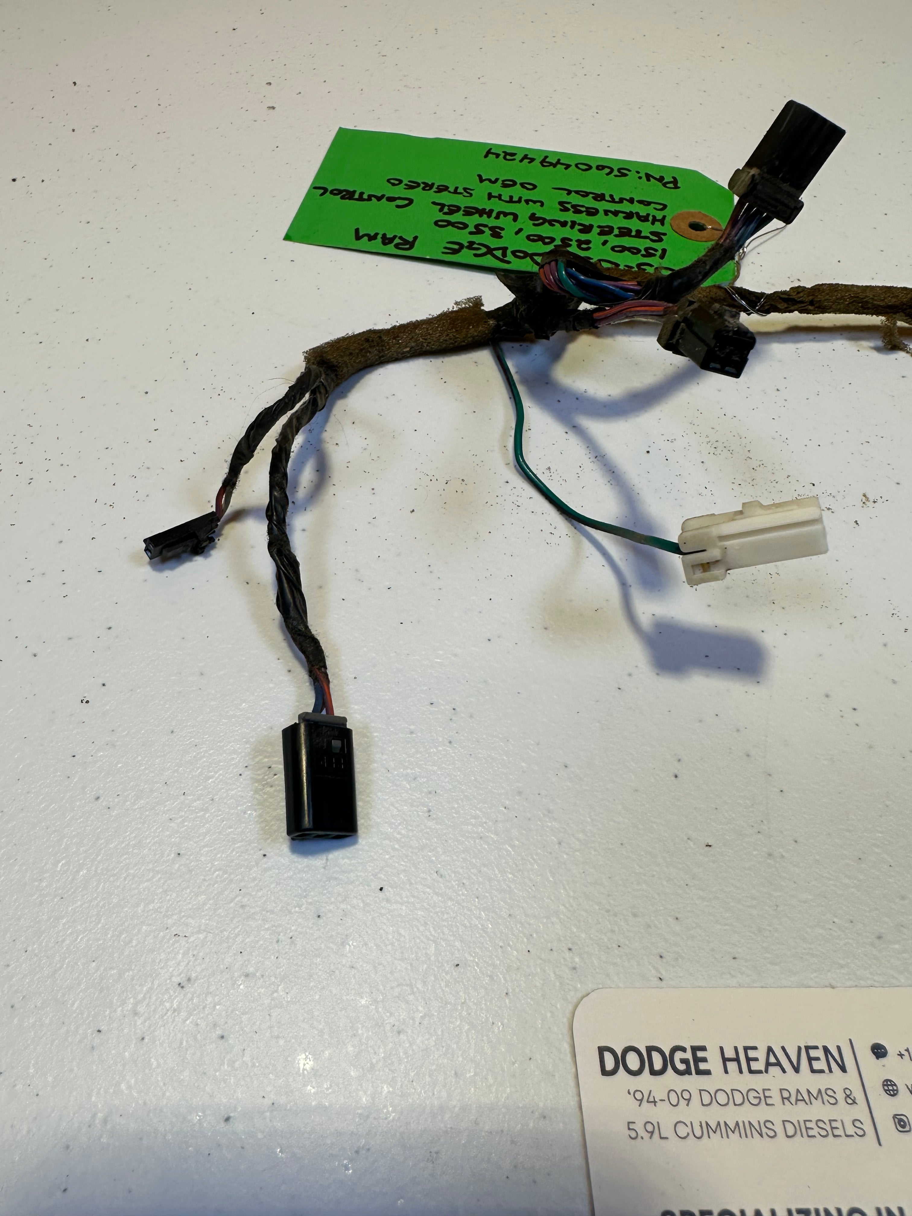 2003-2005 Dodge Ram 1500 2500 3500 Steering Wheel Control Harness with Radio Control (OEM)