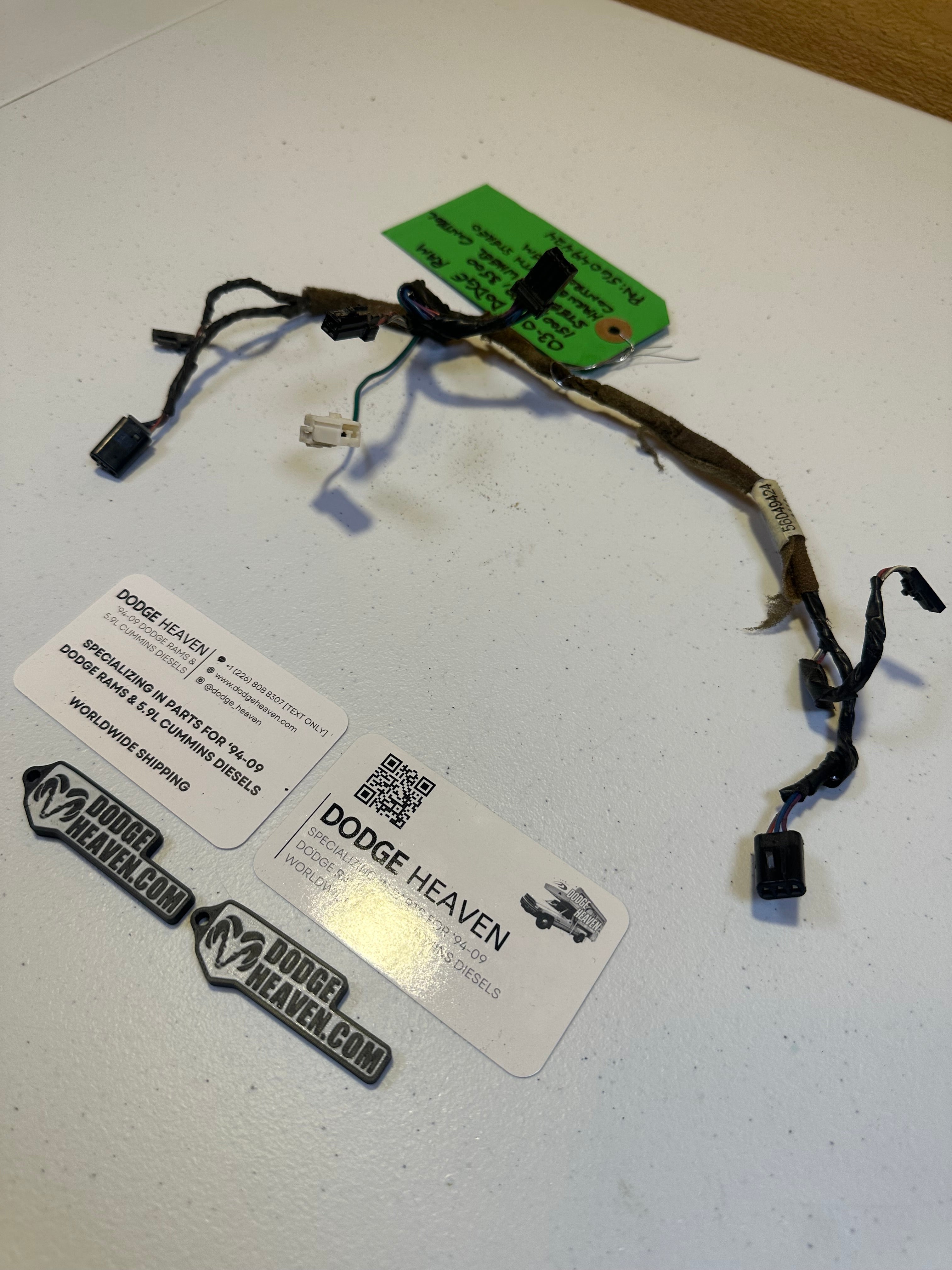 2003-2005 Dodge Ram 1500 2500 3500 Steering Wheel Control Harness with Radio Control (OEM)