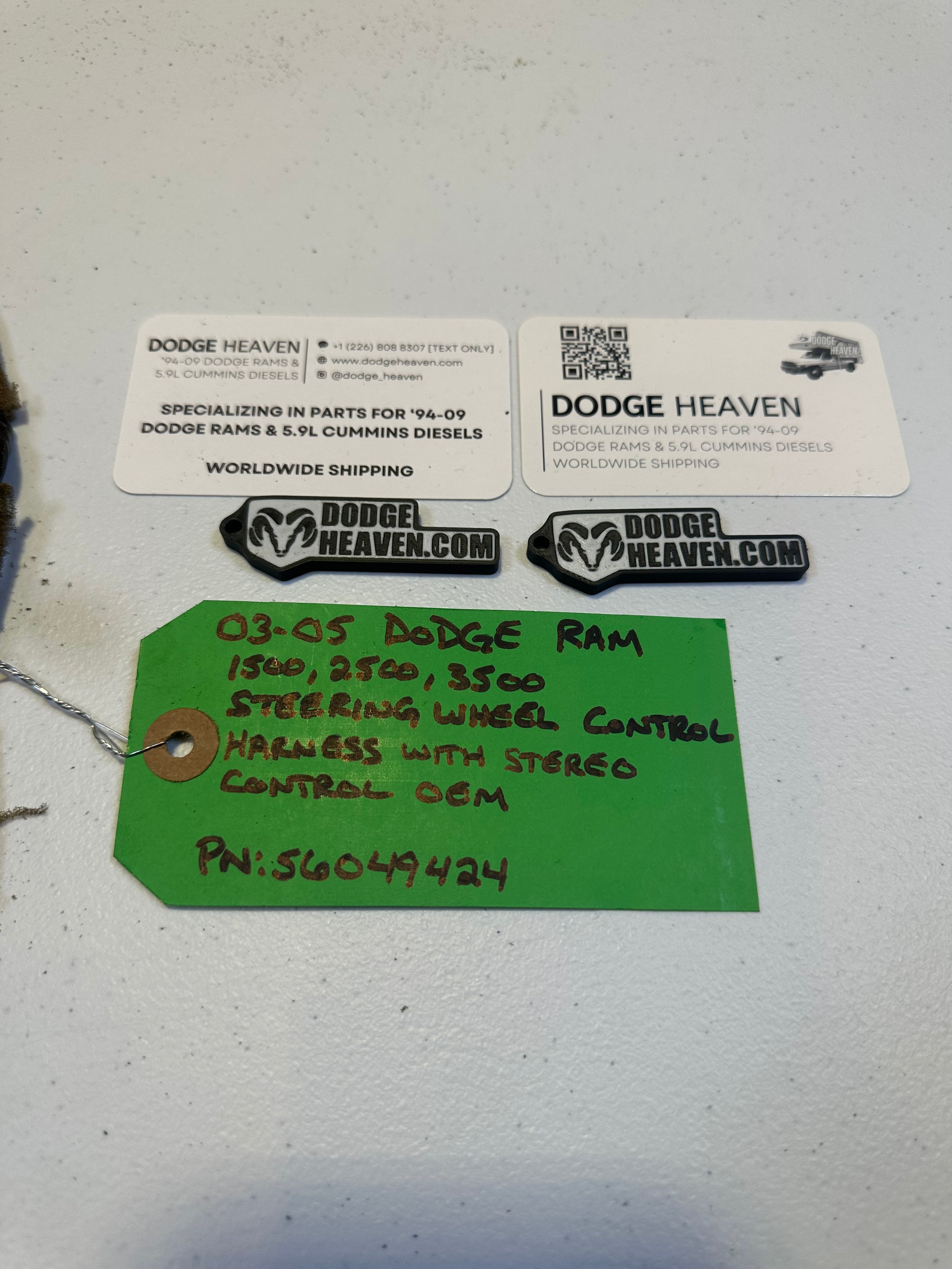 2003-2005 Dodge Ram 1500 2500 3500 Steering Wheel Control Harness with Radio Control (OEM)