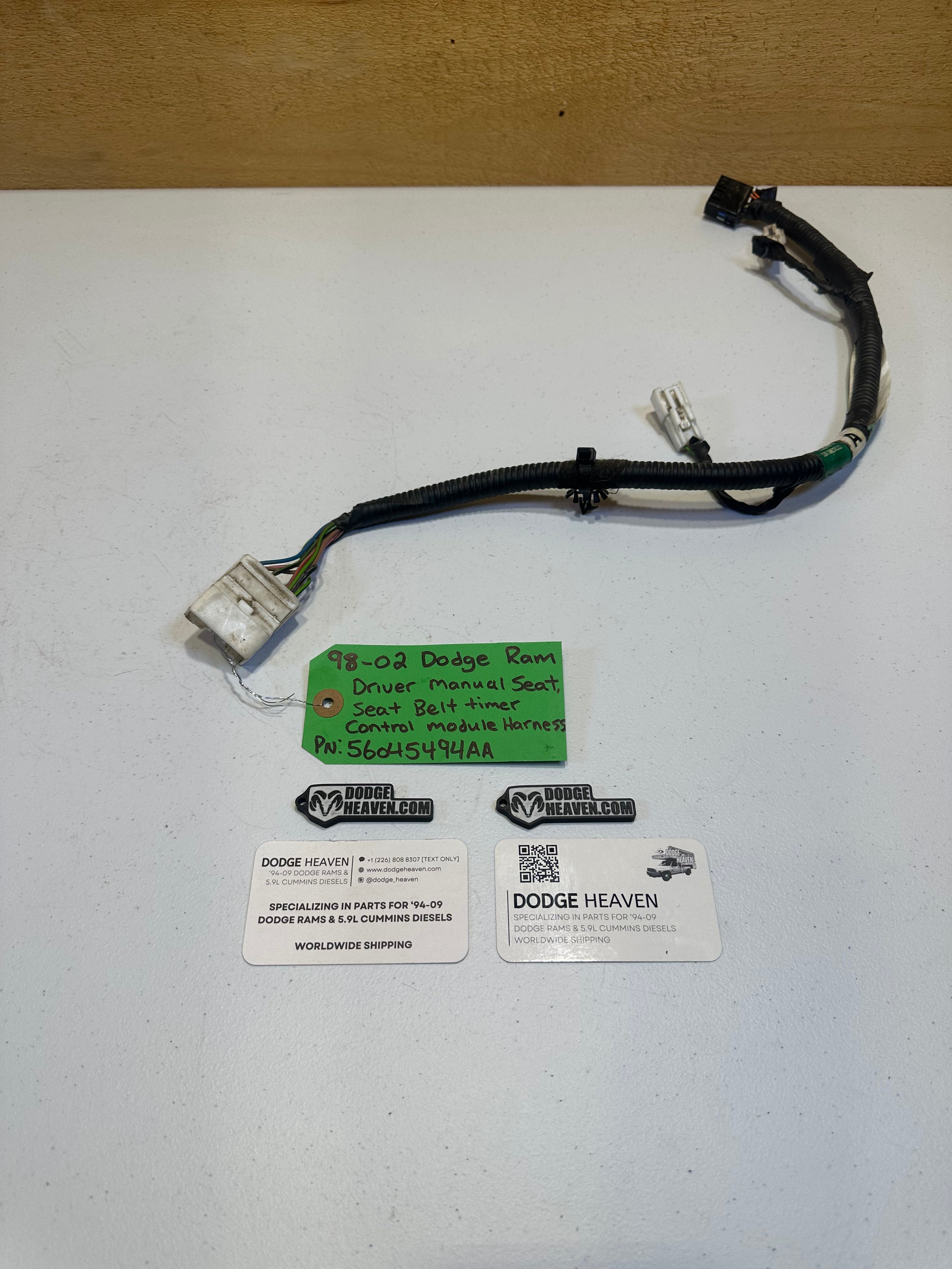 1998-2002 Dodge Ram Seat Belt Timer Control Module (OEM)