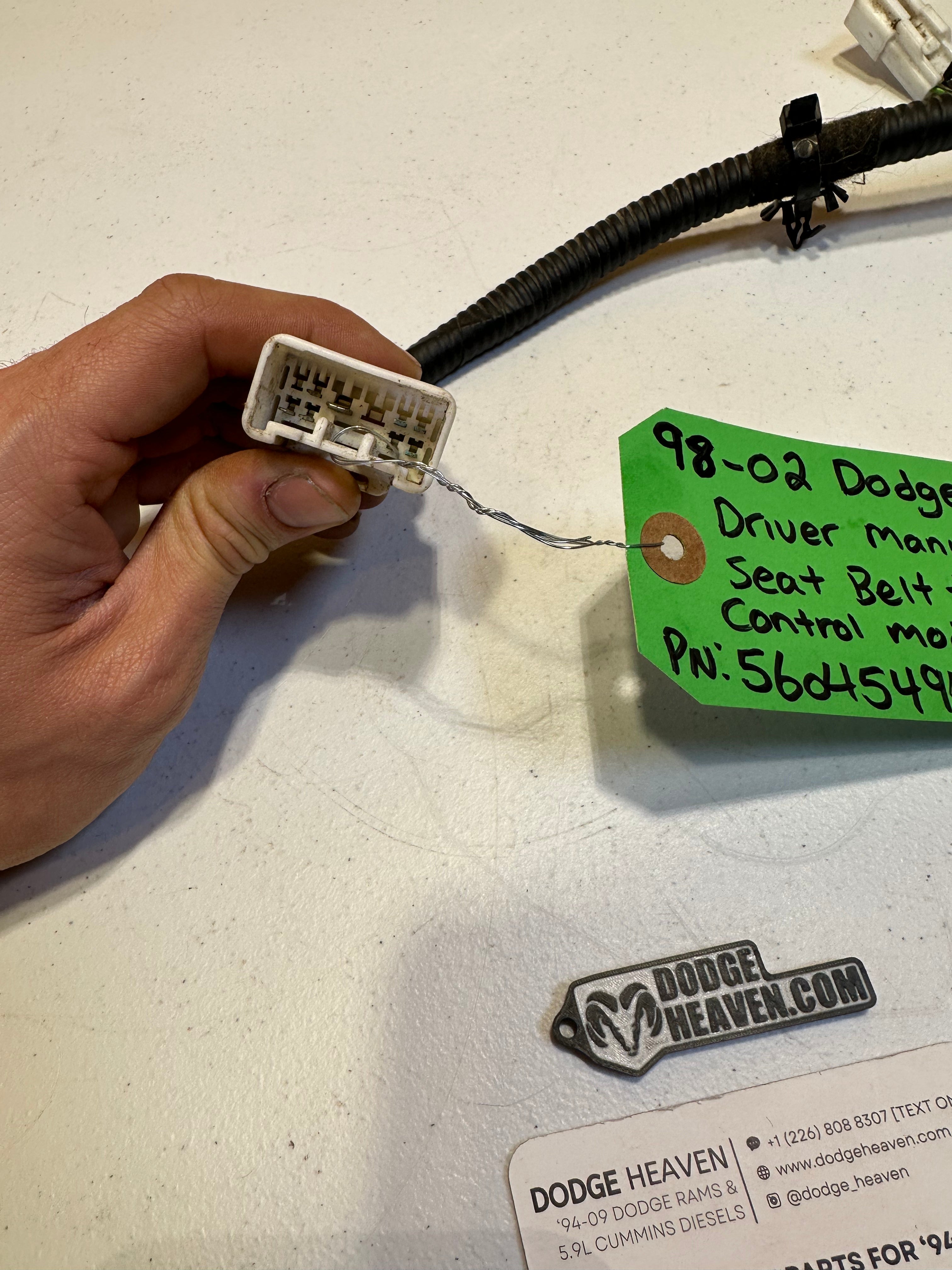 1998-2002 Dodge Ram Seat Belt Timer Control Module (OEM)