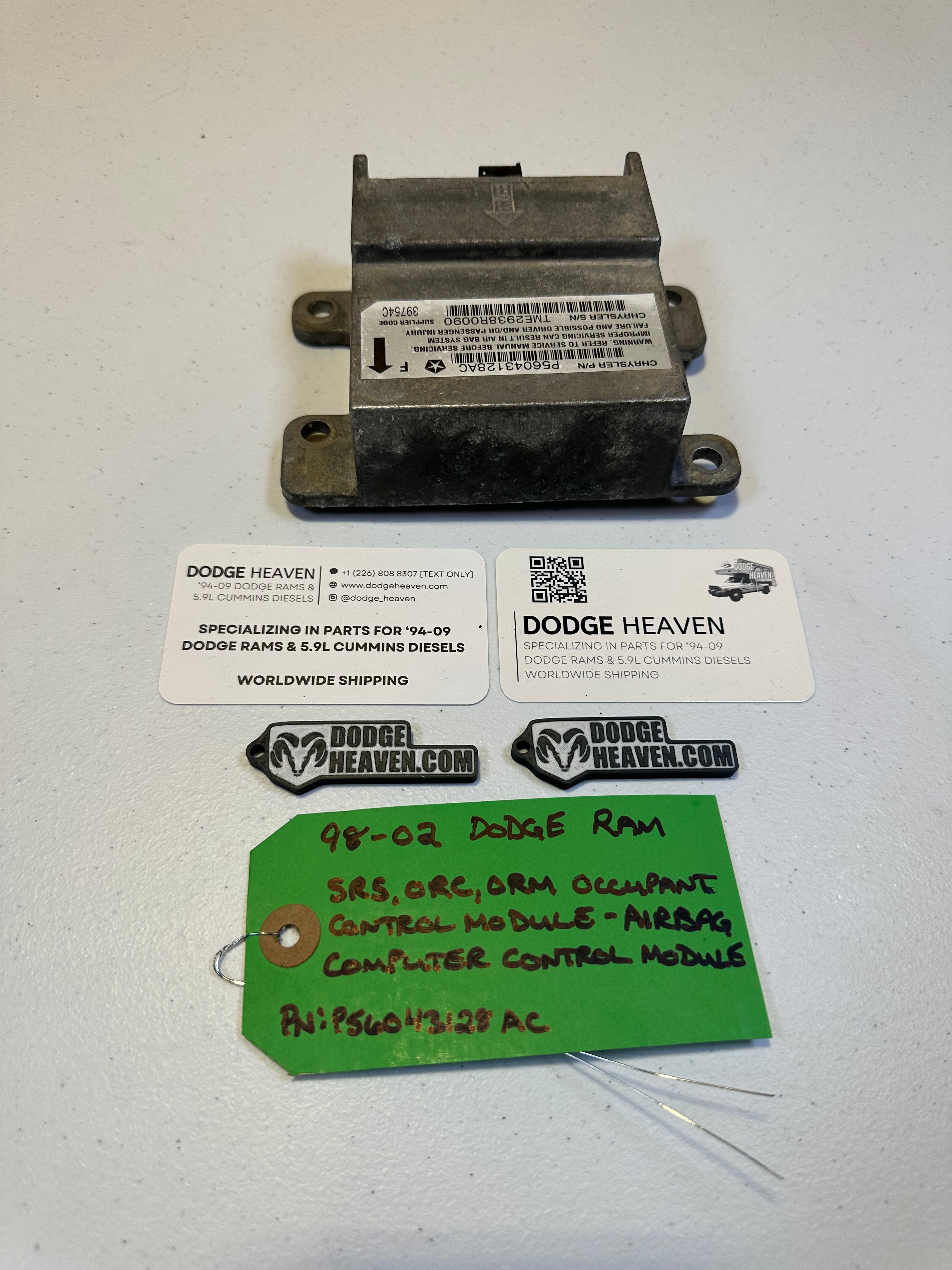 1998-2002 Dodge Ram SRS Control Module (OEM)
