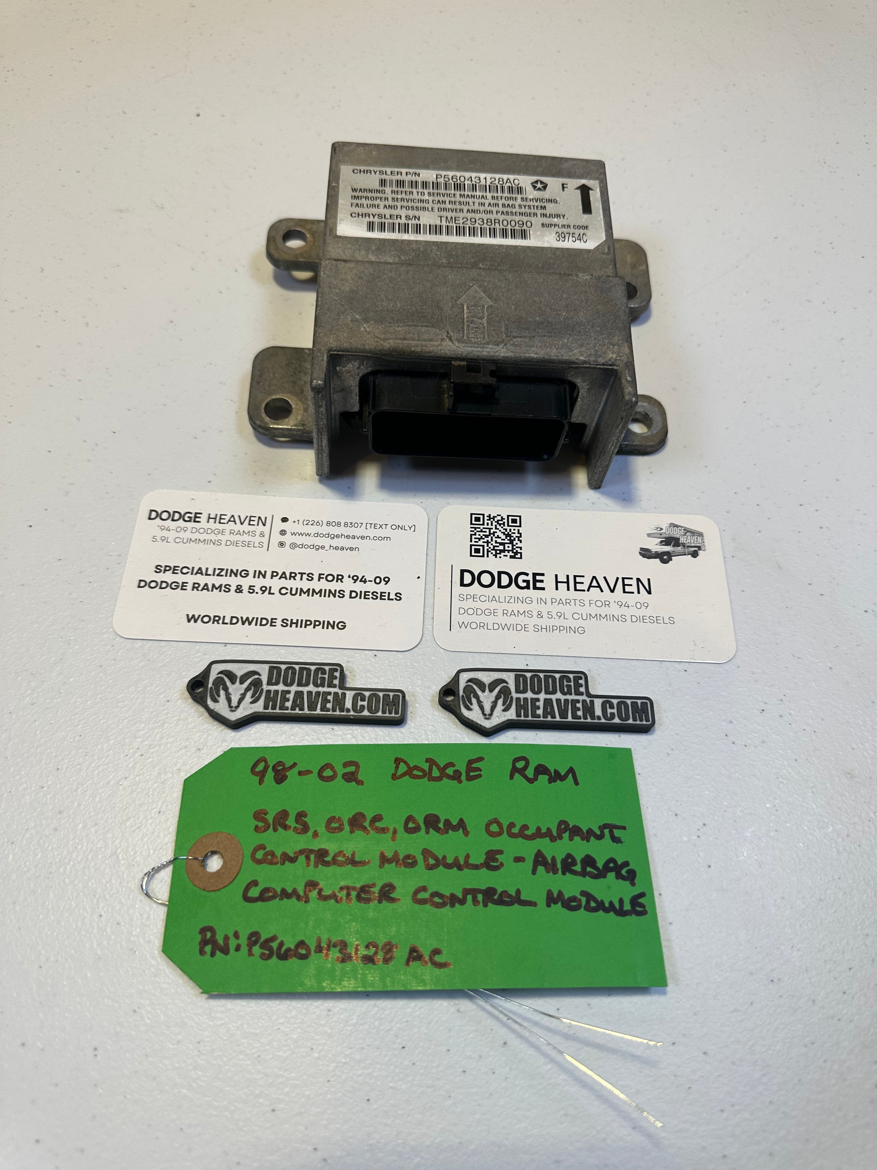 1998-2002 Dodge Ram SRS Control Module (OEM)
