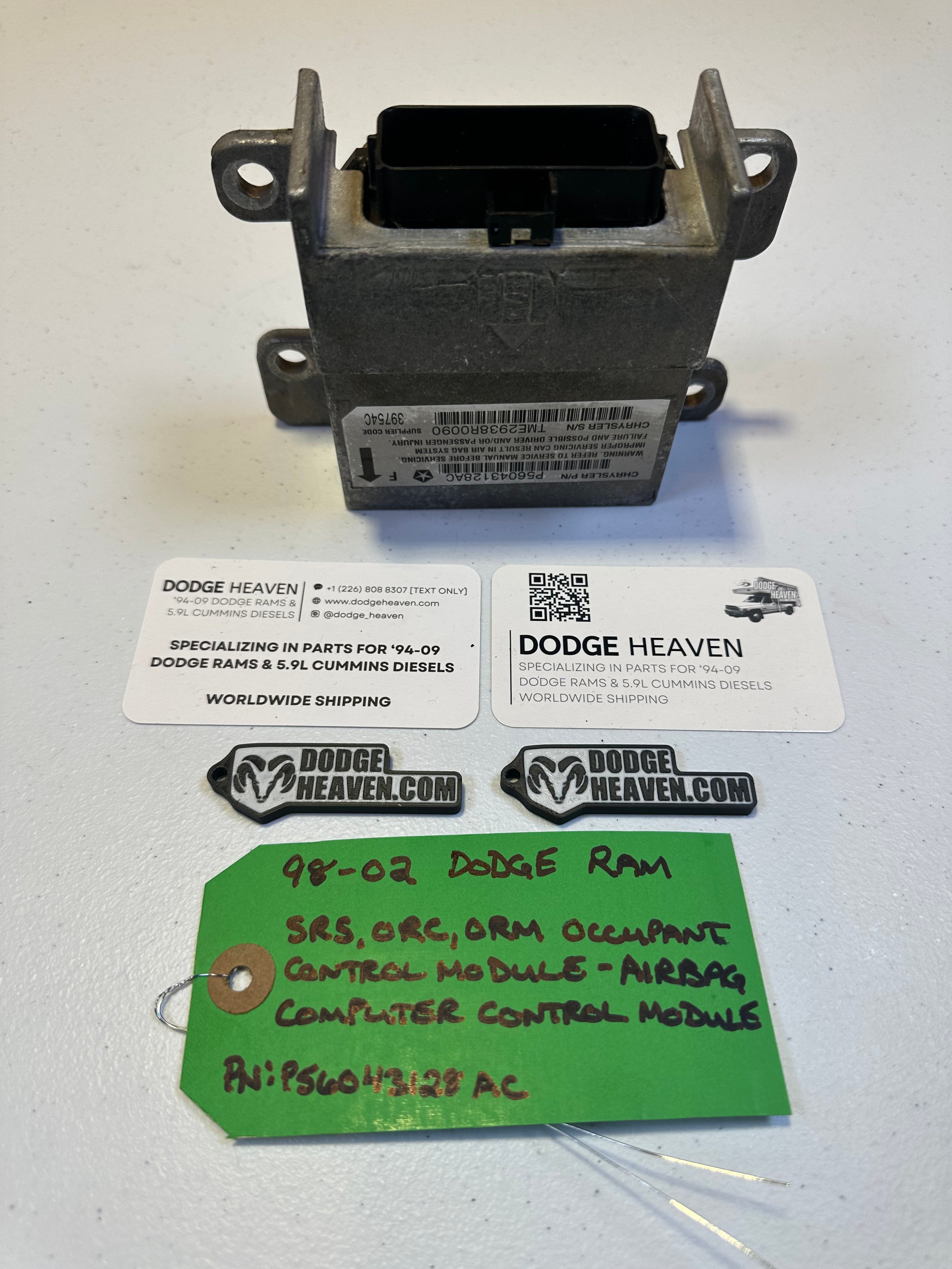 1998-2002 Dodge Ram SRS Control Module (OEM)