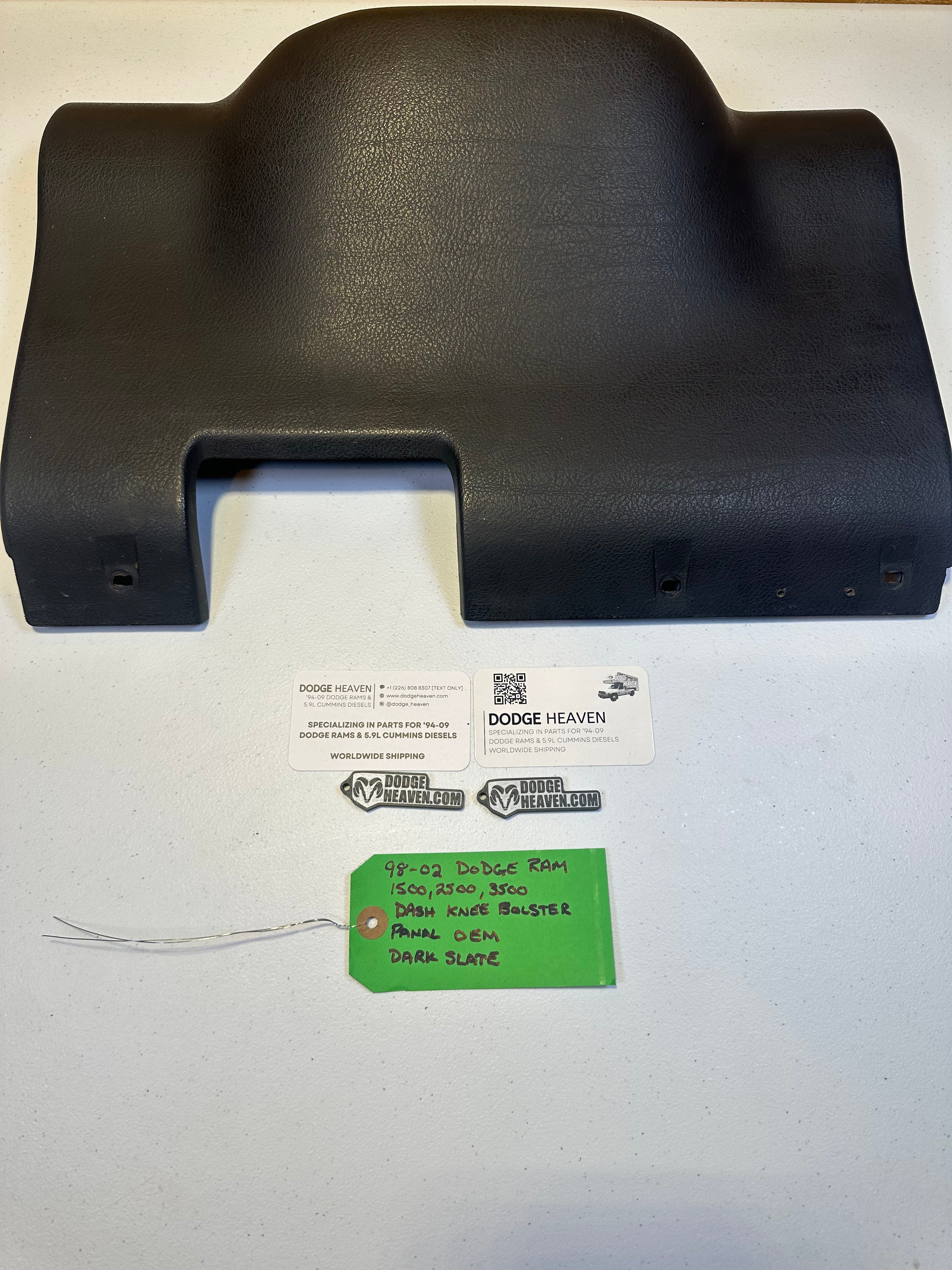 1998-2002 Dodge Ram Lower Dash Knee Bolster Dark Grey (OEM)