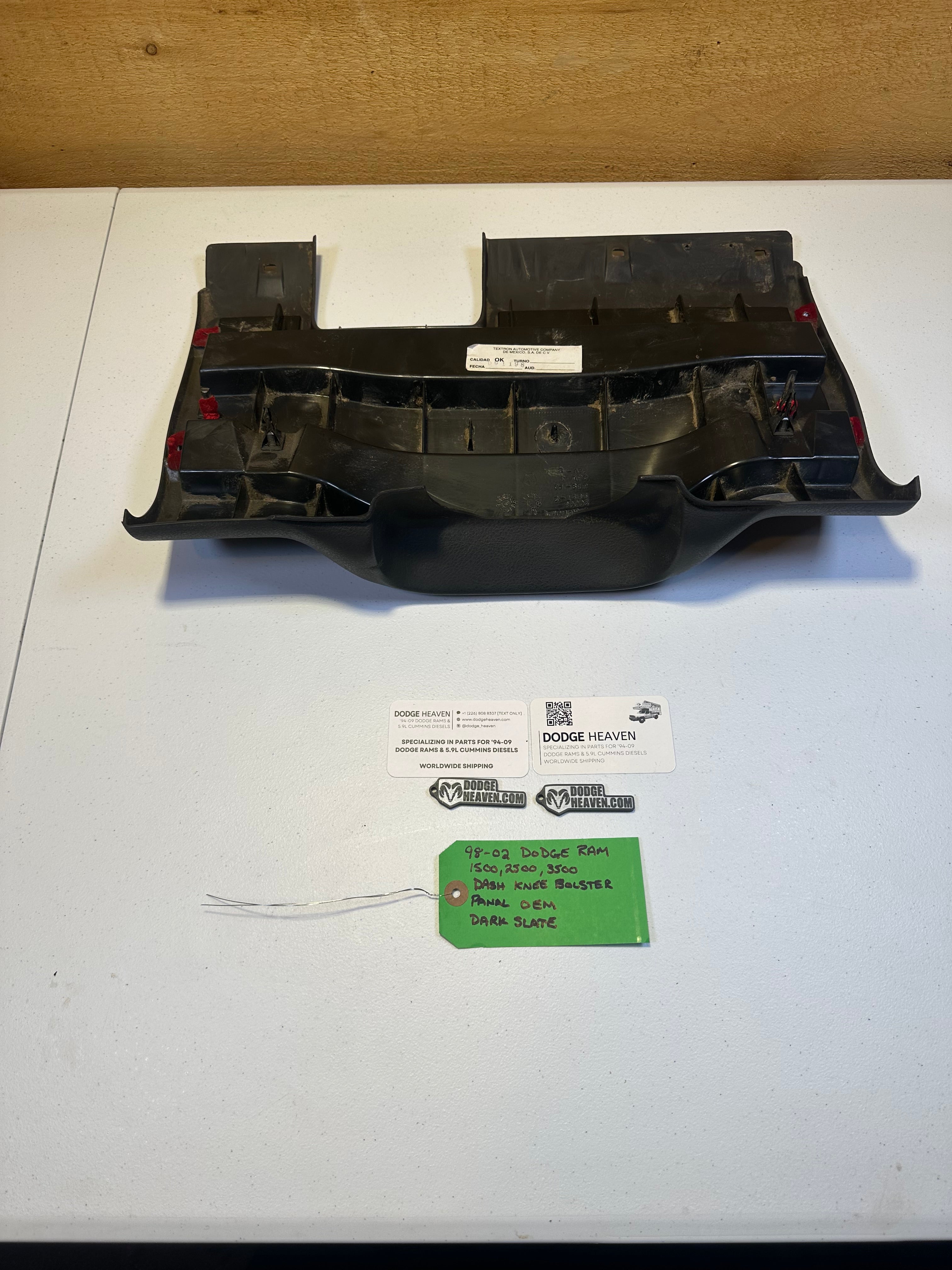 1998-2002 Dodge Ram Lower Dash Knee Bolster Dark Grey (OEM)