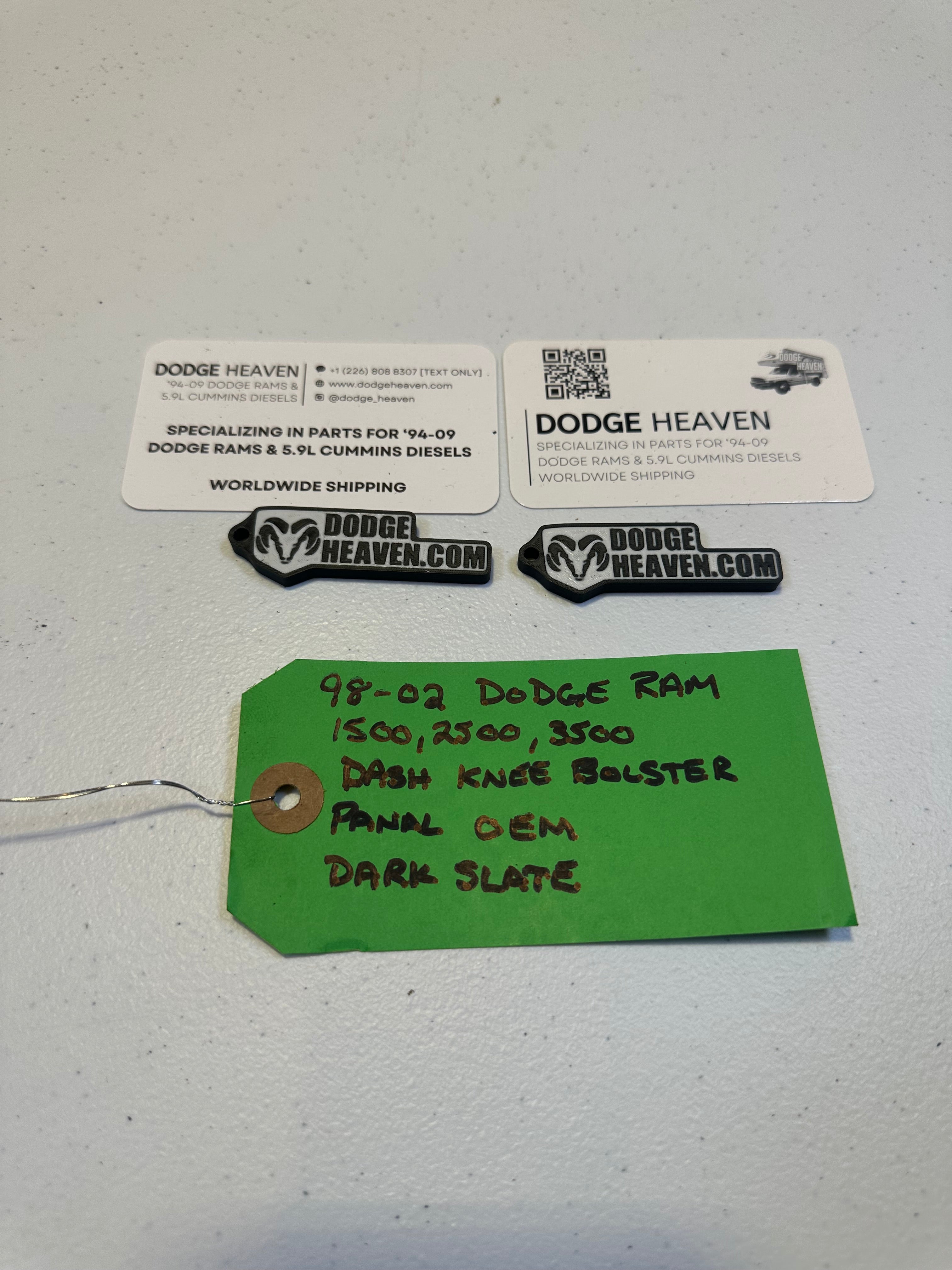 1998-2002 Dodge Ram Lower Dash Knee Bolster Dark Grey (OEM)