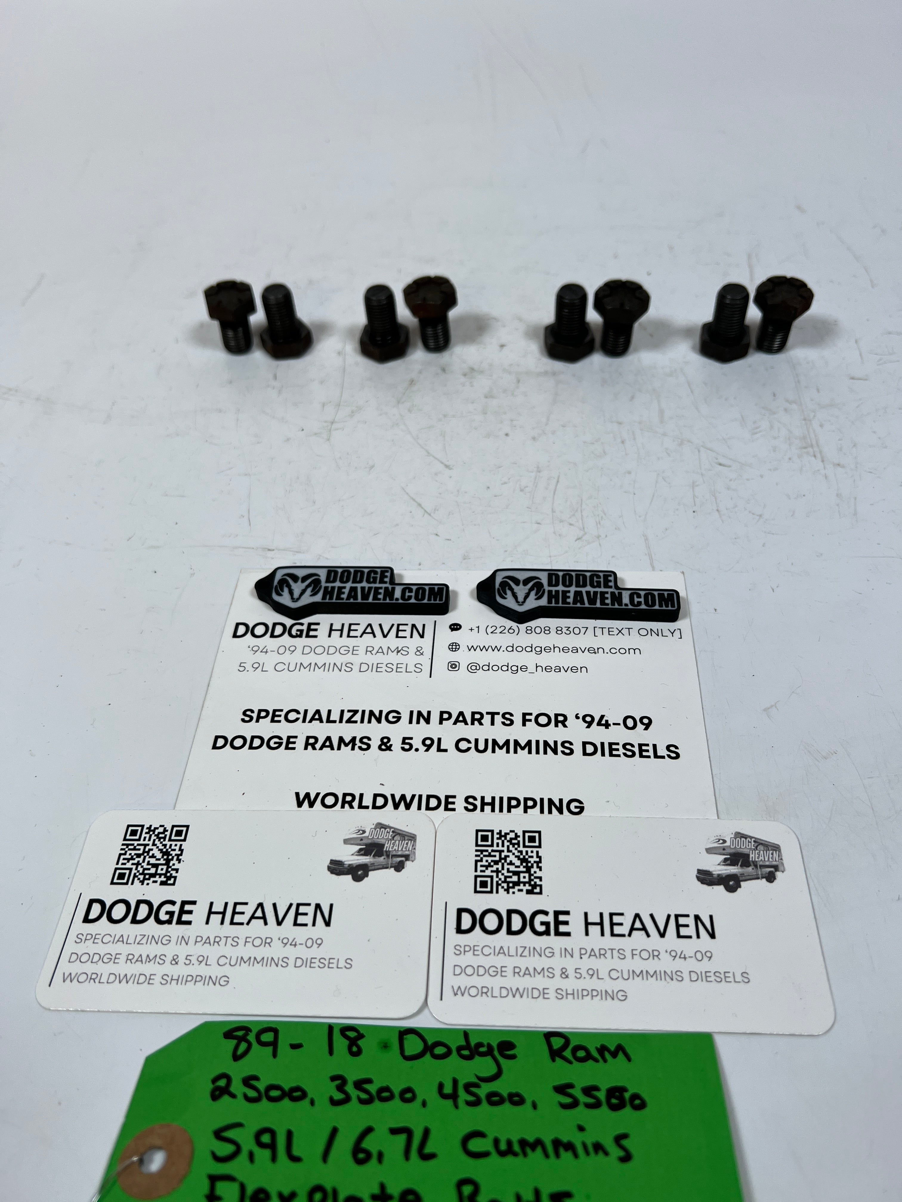 1989-2018 Dodge Ram 2500 3500 5.9L Cummins 47RH 47RE 48RE Flex Plate Bolts qty 8 (OEM)