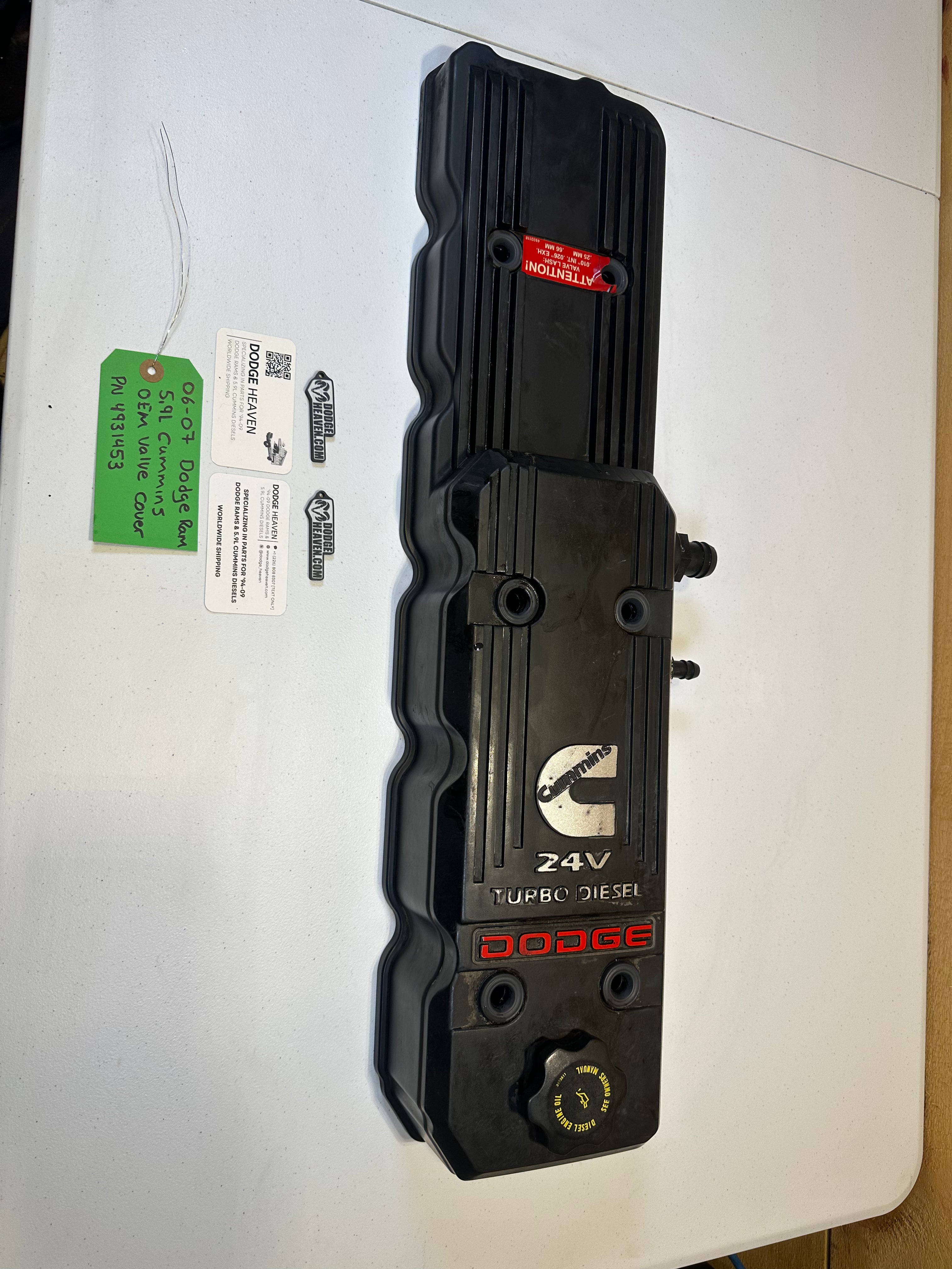 2006-2007 Dodge Ram 2500 3500 5.9L Cummins Valve Cover (OEM)