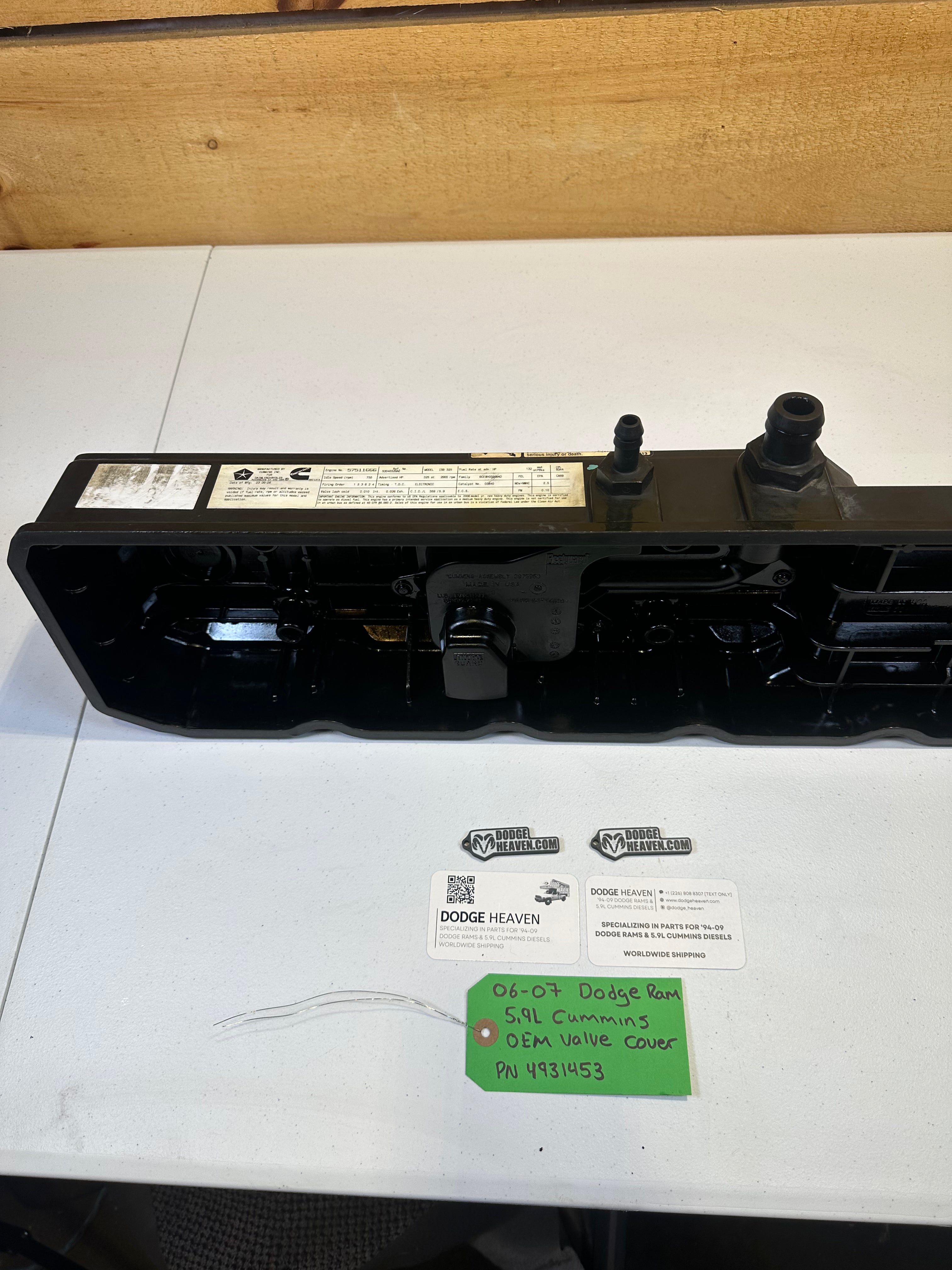 2006-2007 Dodge Ram 2500 3500 5.9L Cummins Valve Cover (OEM)