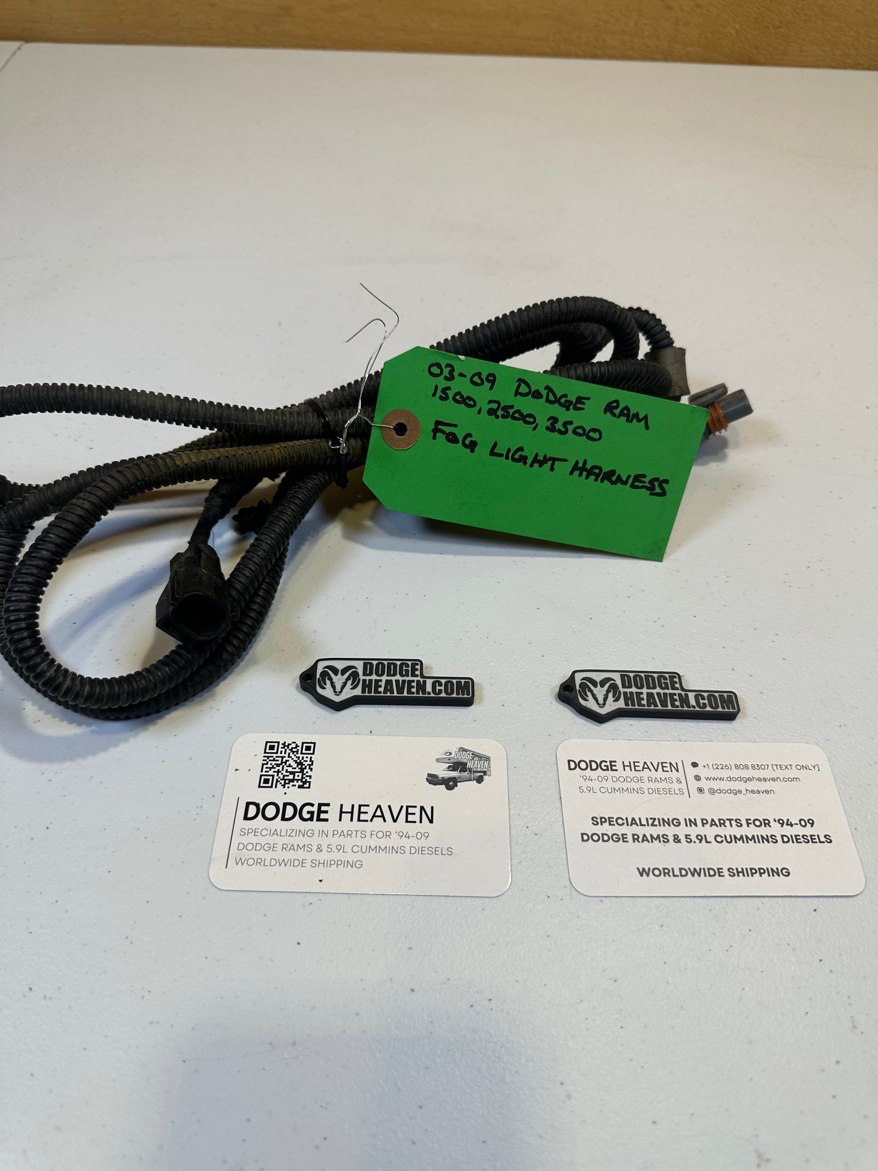 2003-2009 Dodge Ram 1500 2500 3500 Fog Light Harness (OEM)