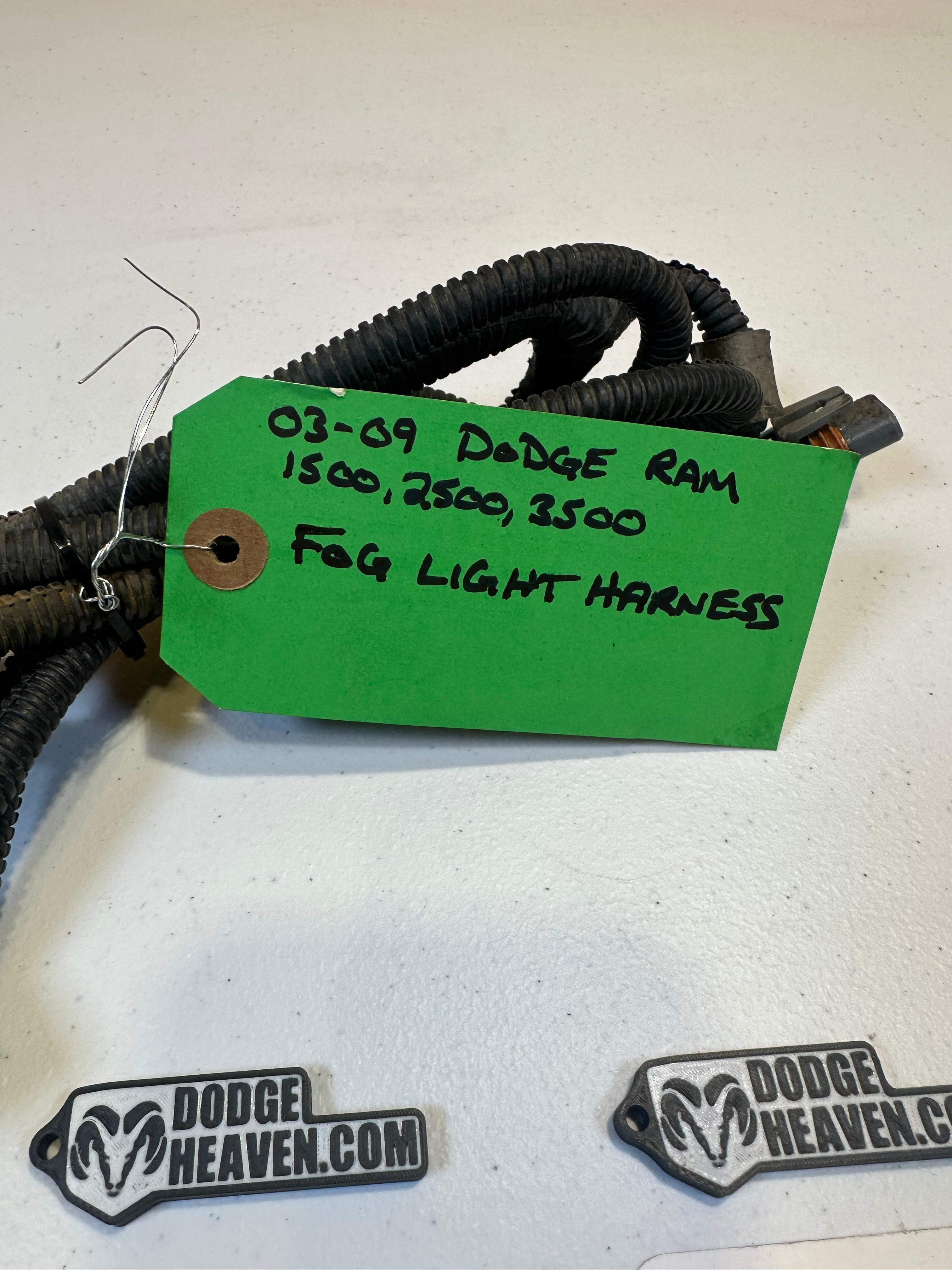 2003-2009 Dodge Ram 1500 2500 3500 Fog Light Harness (OEM)