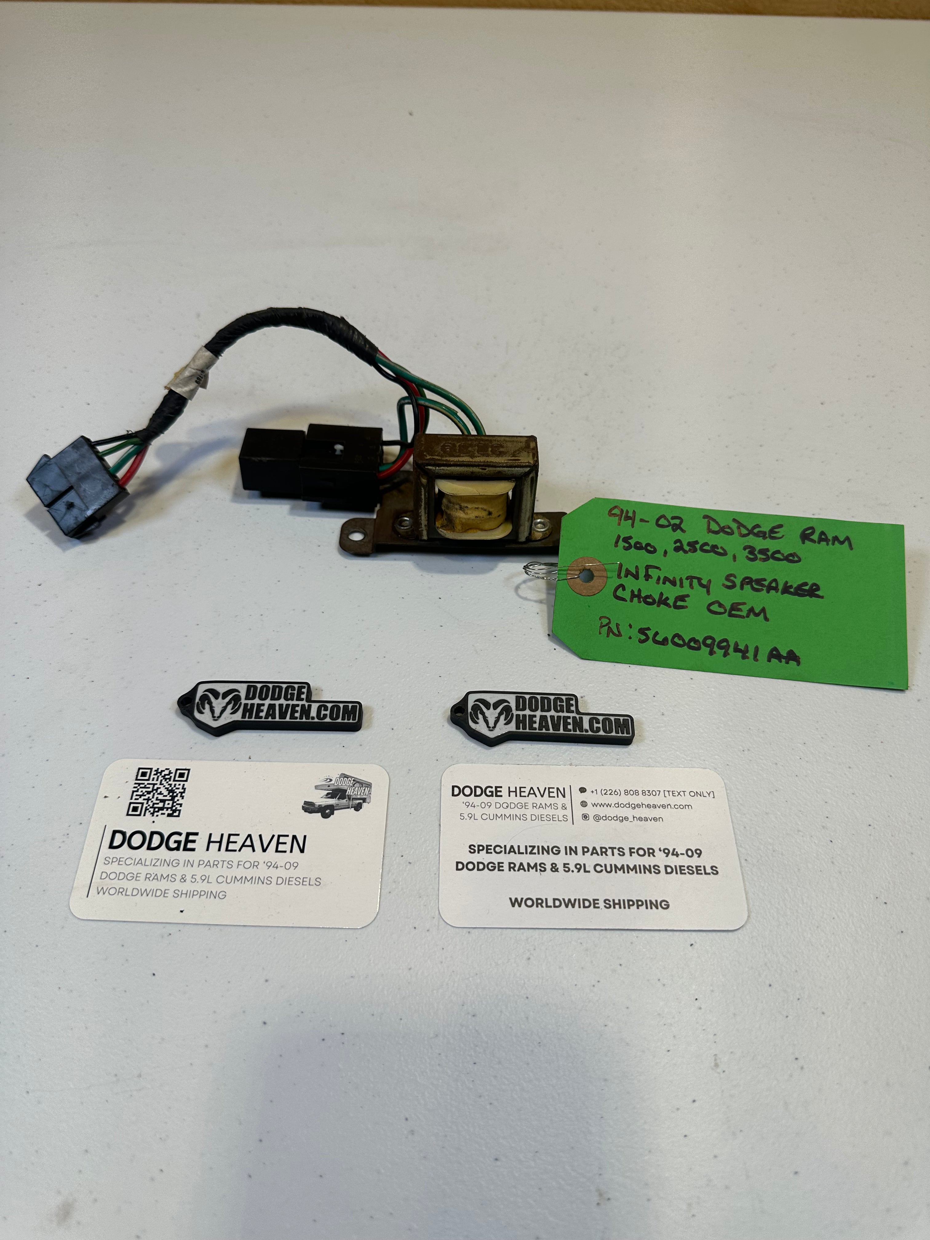 1994-2002 Dodge Ram 1500 2500 3500 Infinity Choke Speaker (OEM)