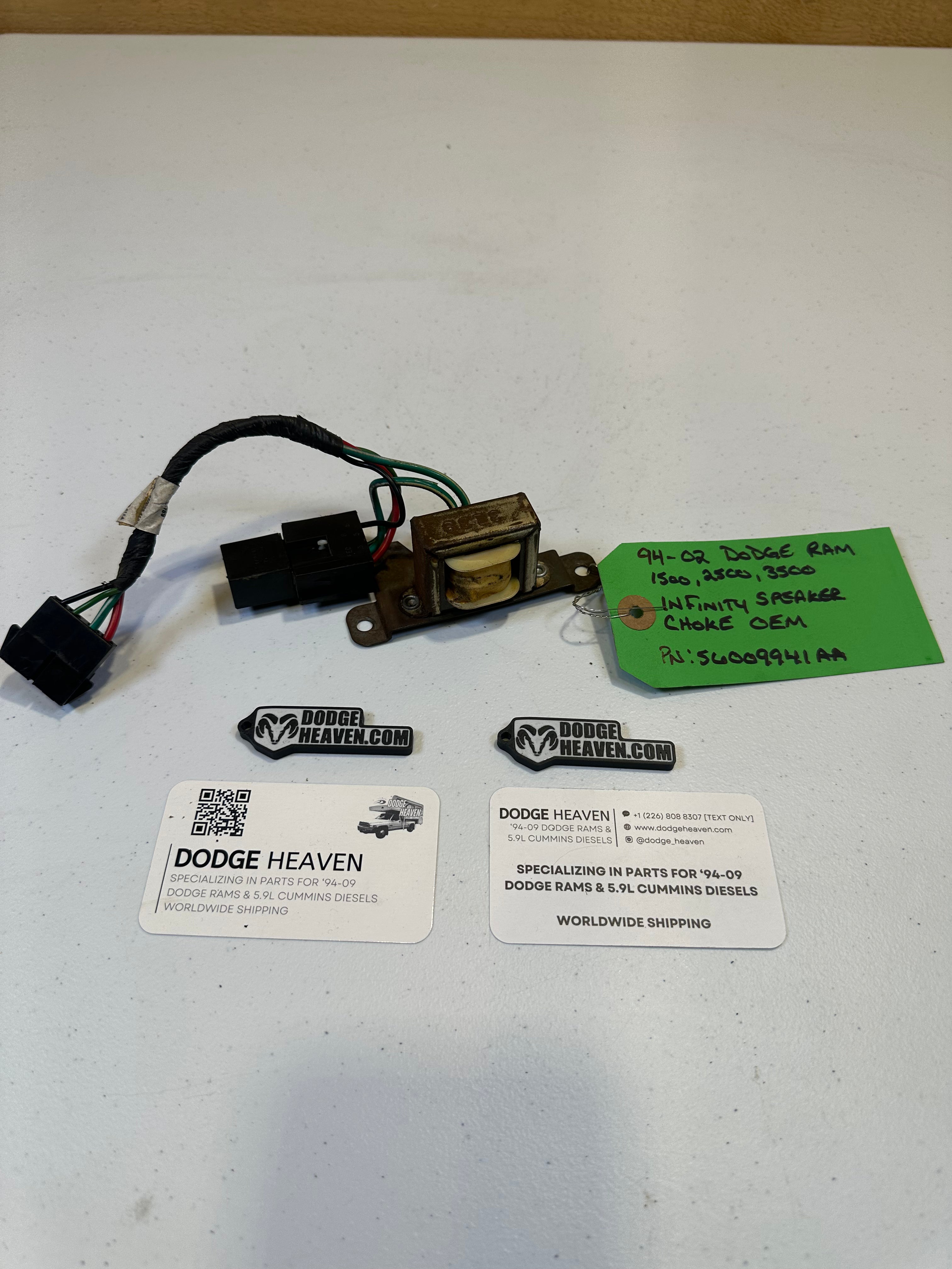 1994-2002 Dodge Ram 1500 2500 3500 Infinity Choke Speaker (OEM)