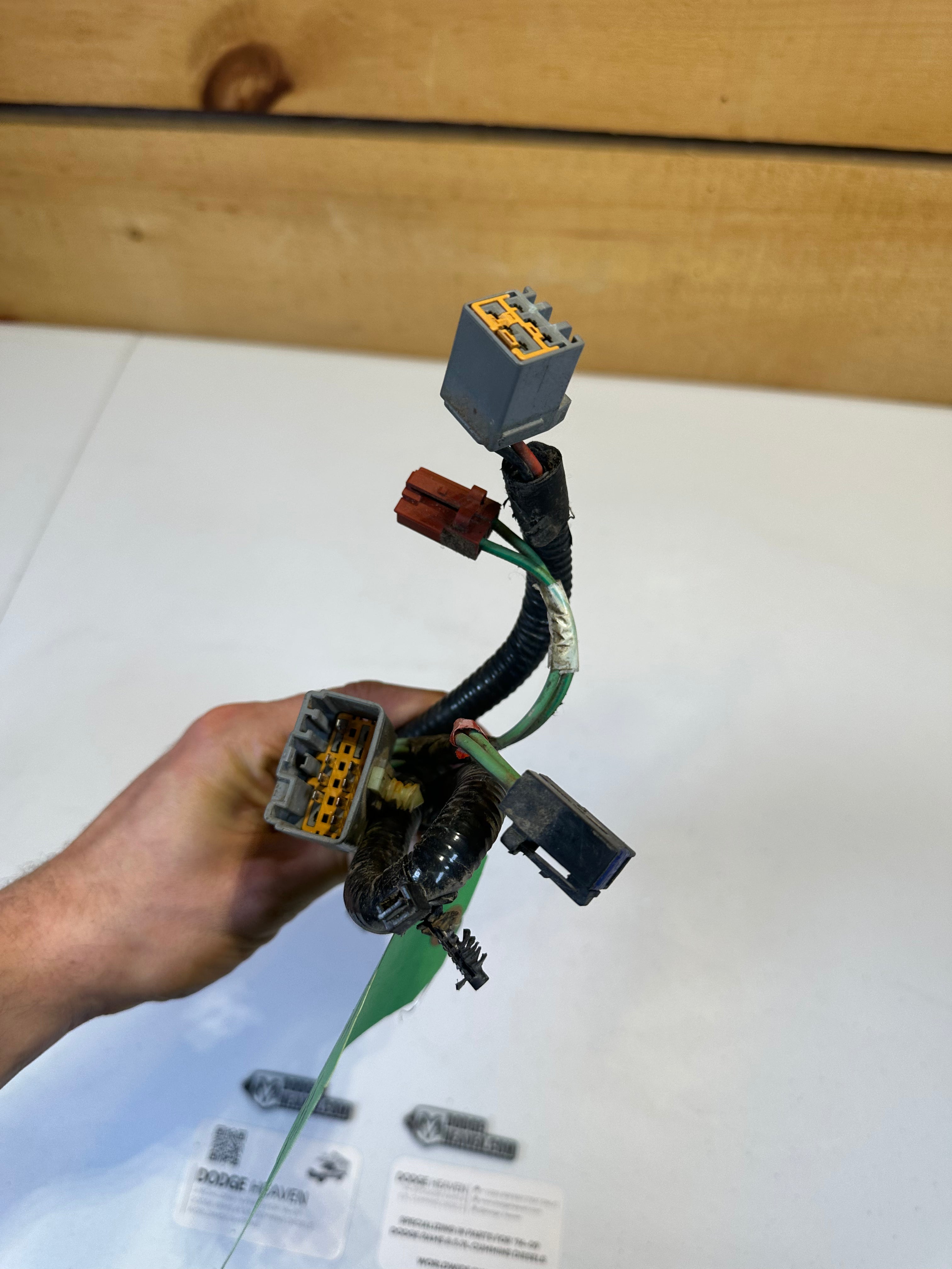 2006-2009 Dodge Ram Passenger-Side Seat Power Switch & Heated Seat Harness (OEM)