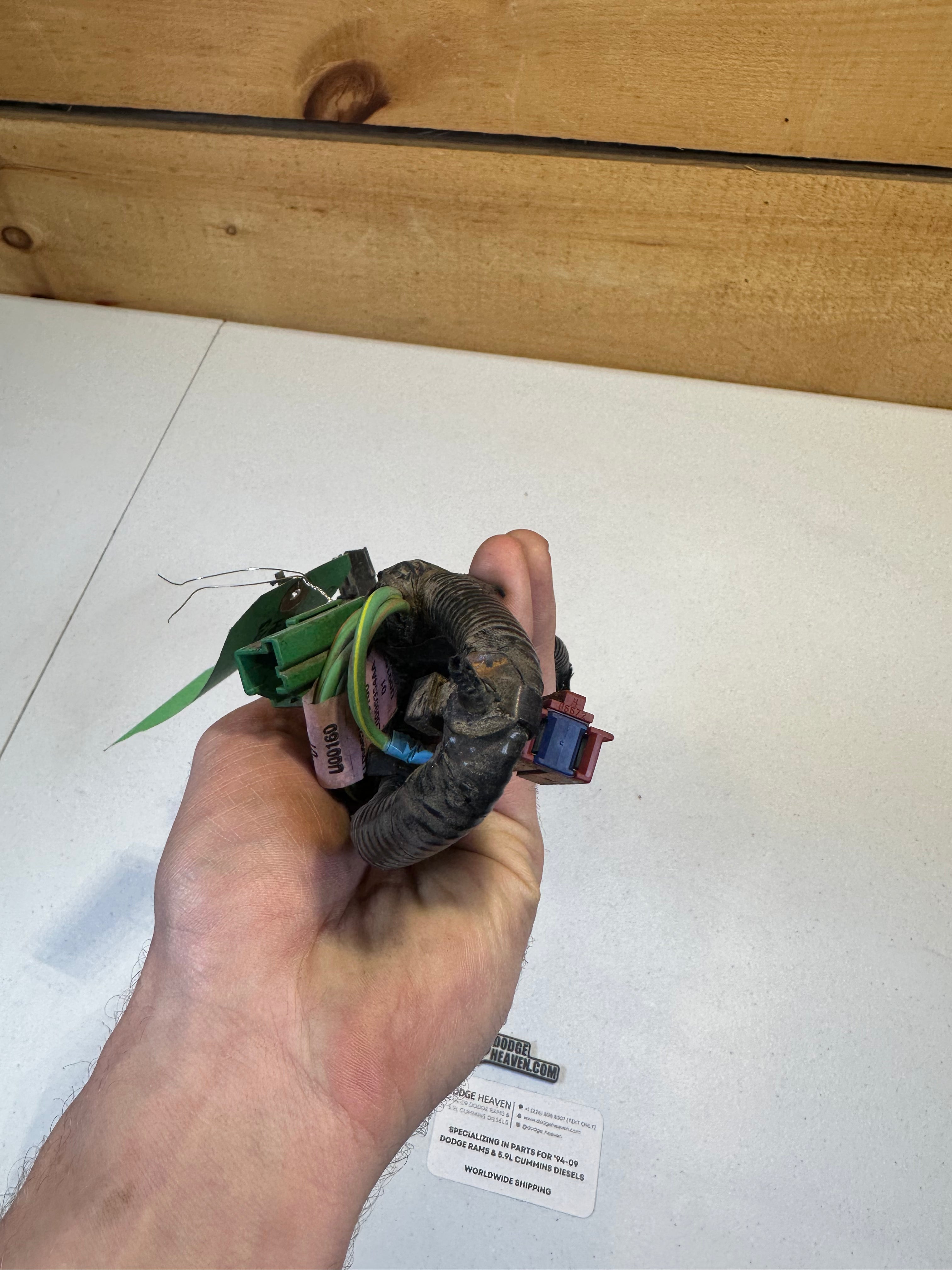 2006-2009 Dodge Ram Passenger-Side Seat Power Switch & Heated Seat Harness (OEM)