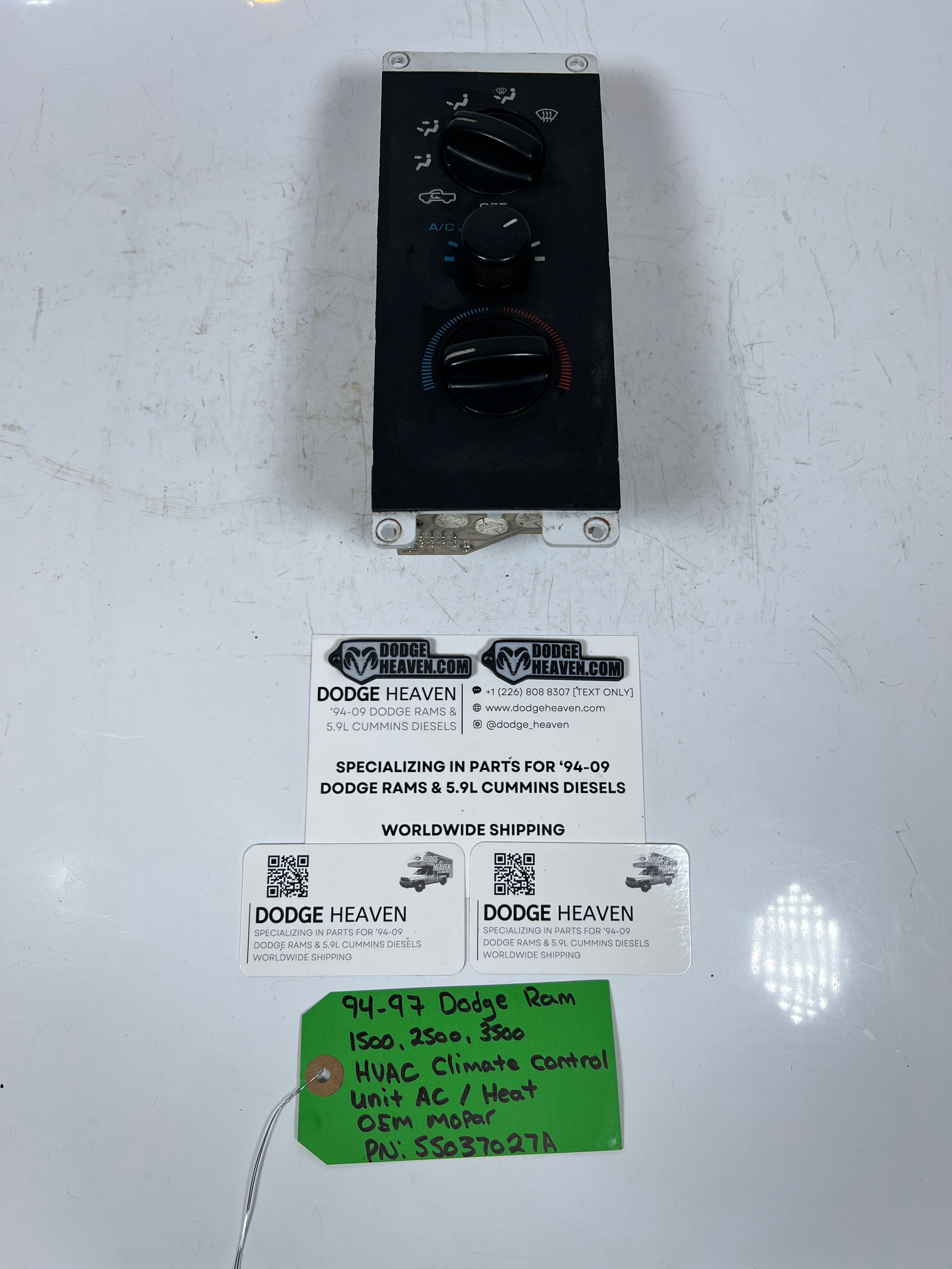 1994-1997 Dodge Ram Truck A/C Heater Climate Temperature Control Switch HVAC (OEM)