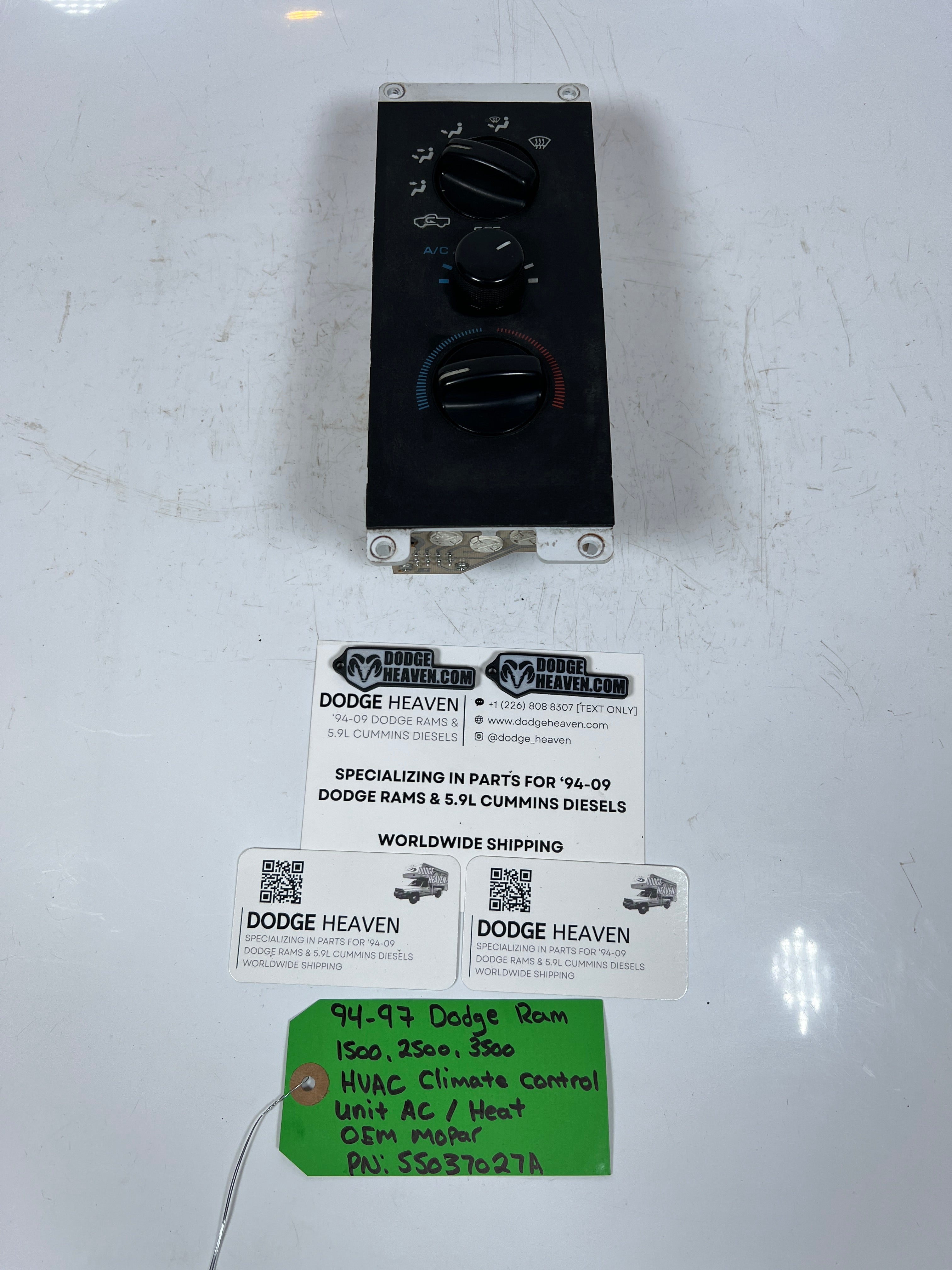 1994-1997 Dodge Ram Truck A/C Heater Climate Temperature Control Switch HVAC (OEM)