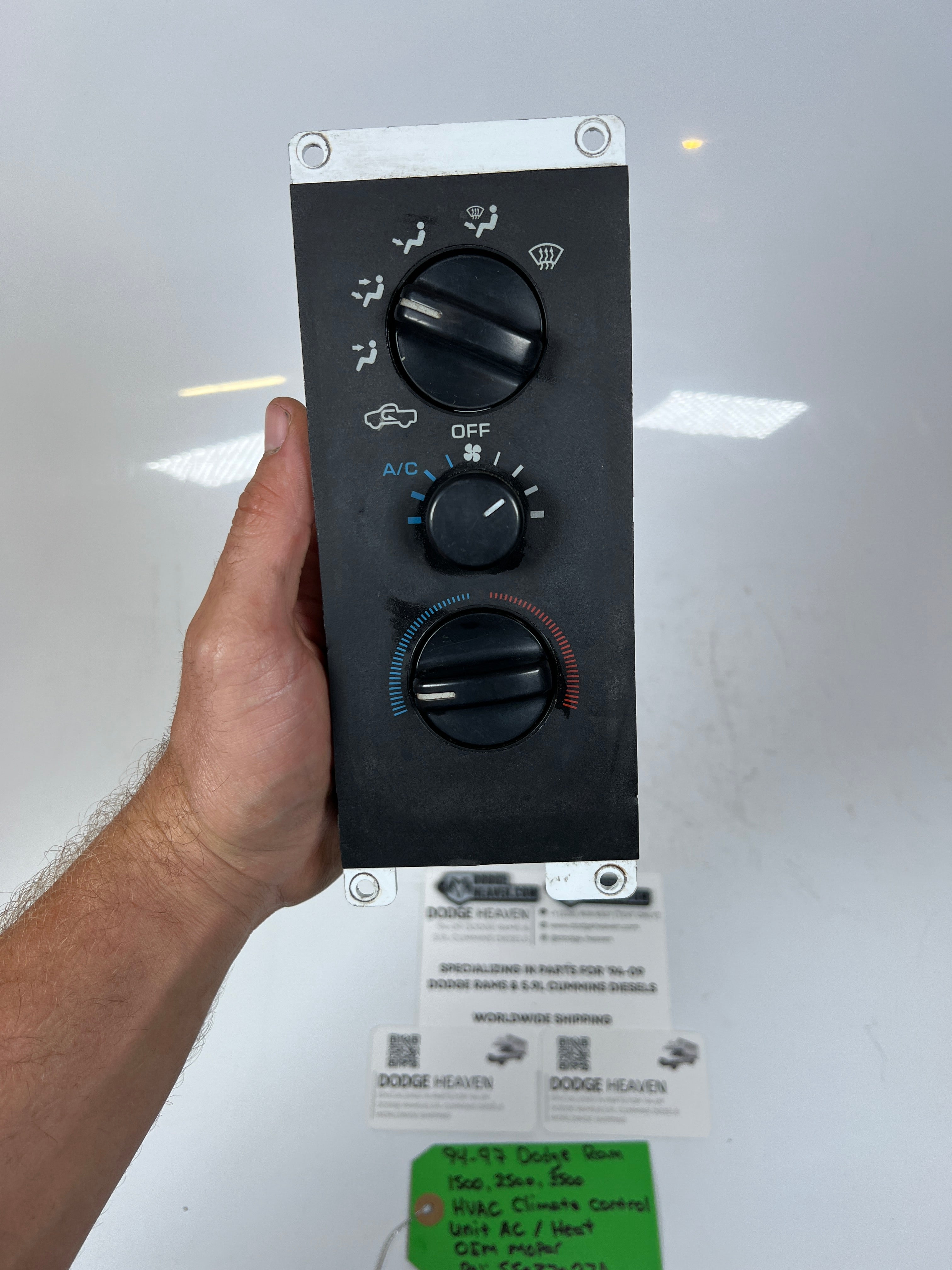 1994-1997 Dodge Ram Truck A/C Heater Climate Temperature Control Switch HVAC (OEM)