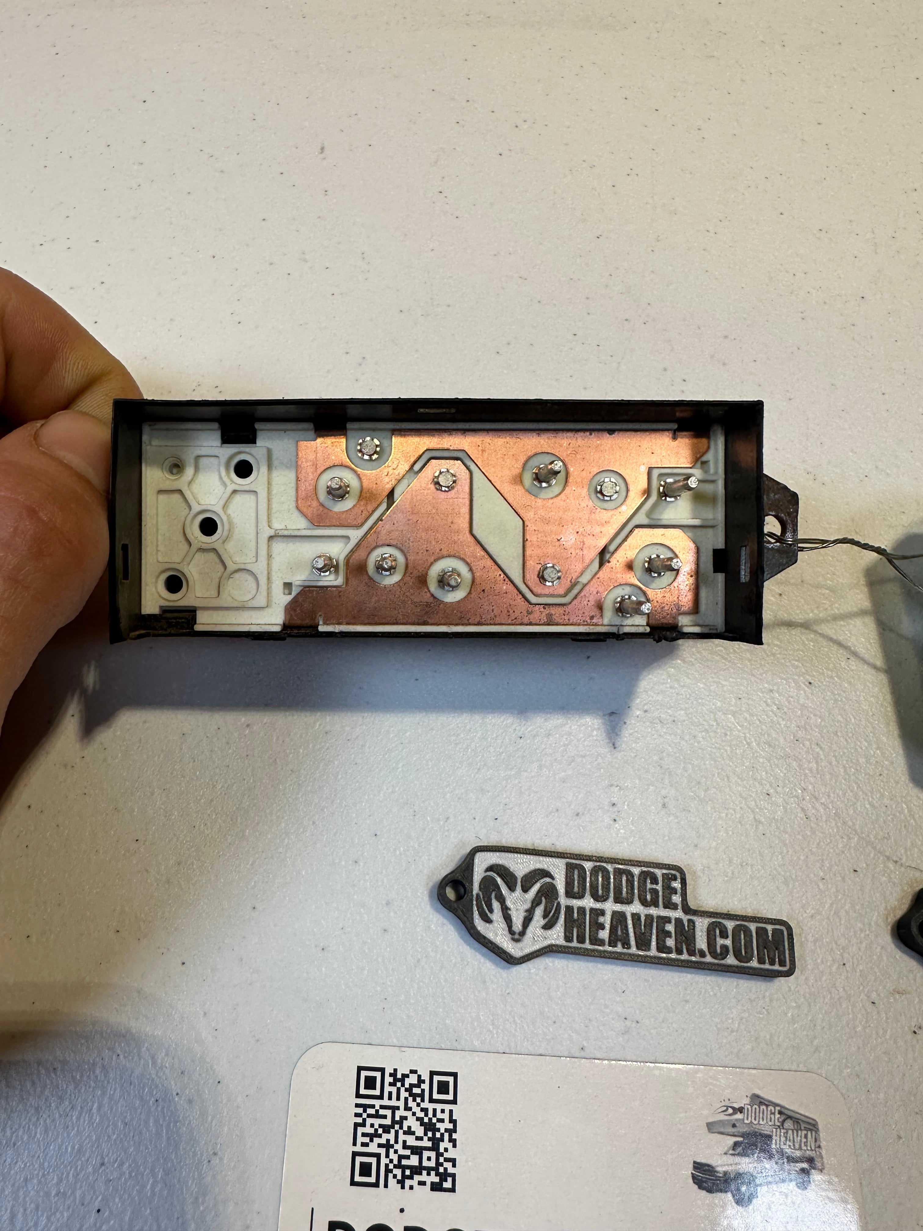 2002-2006 Dodge Ram Driver-Side 3 Button Power Seat Adjustment Switch (OEM)