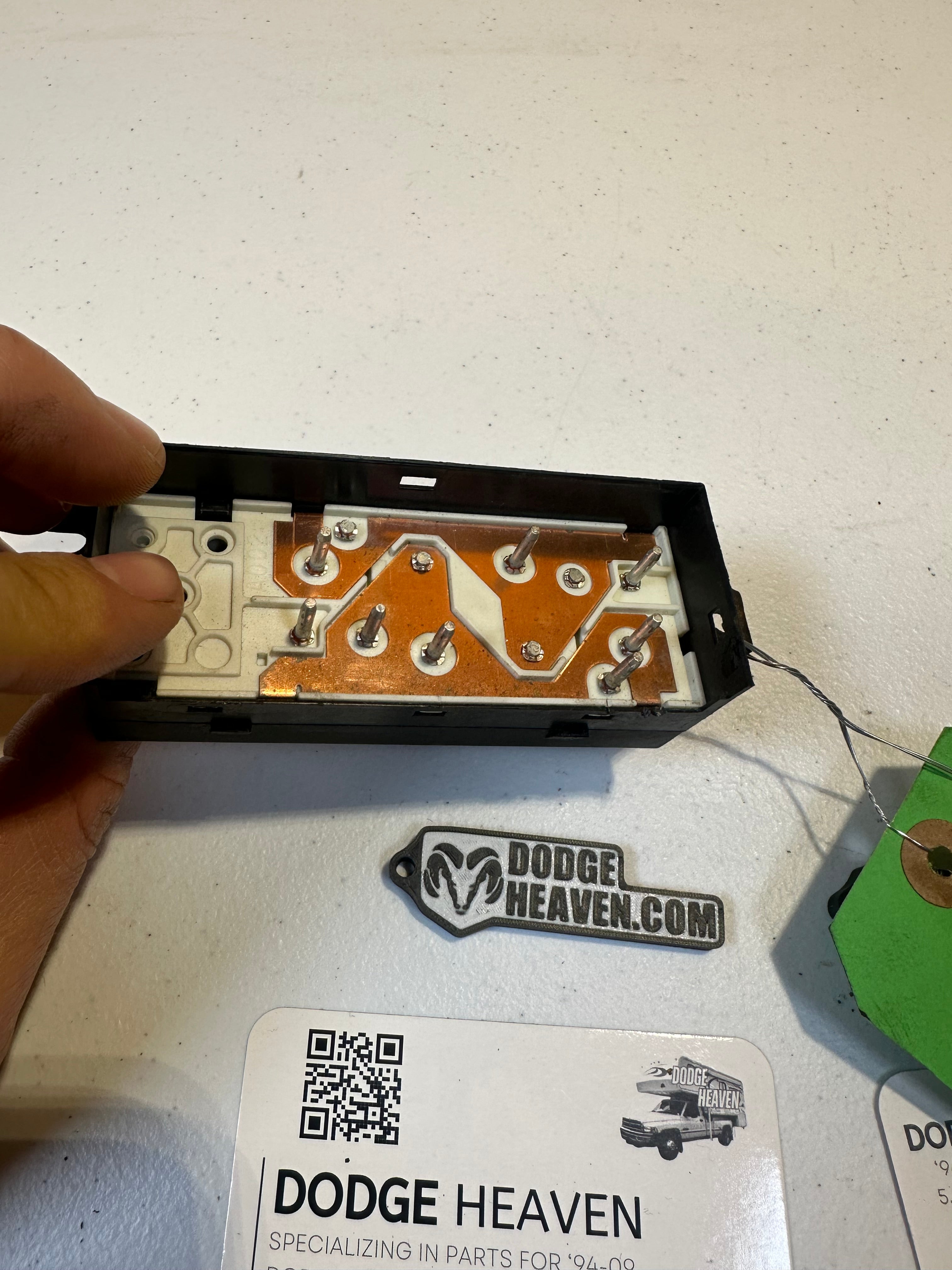 2002-2006 Dodge Ram Driver-Side 3 Button Power Seat Adjustment Switch (OEM)