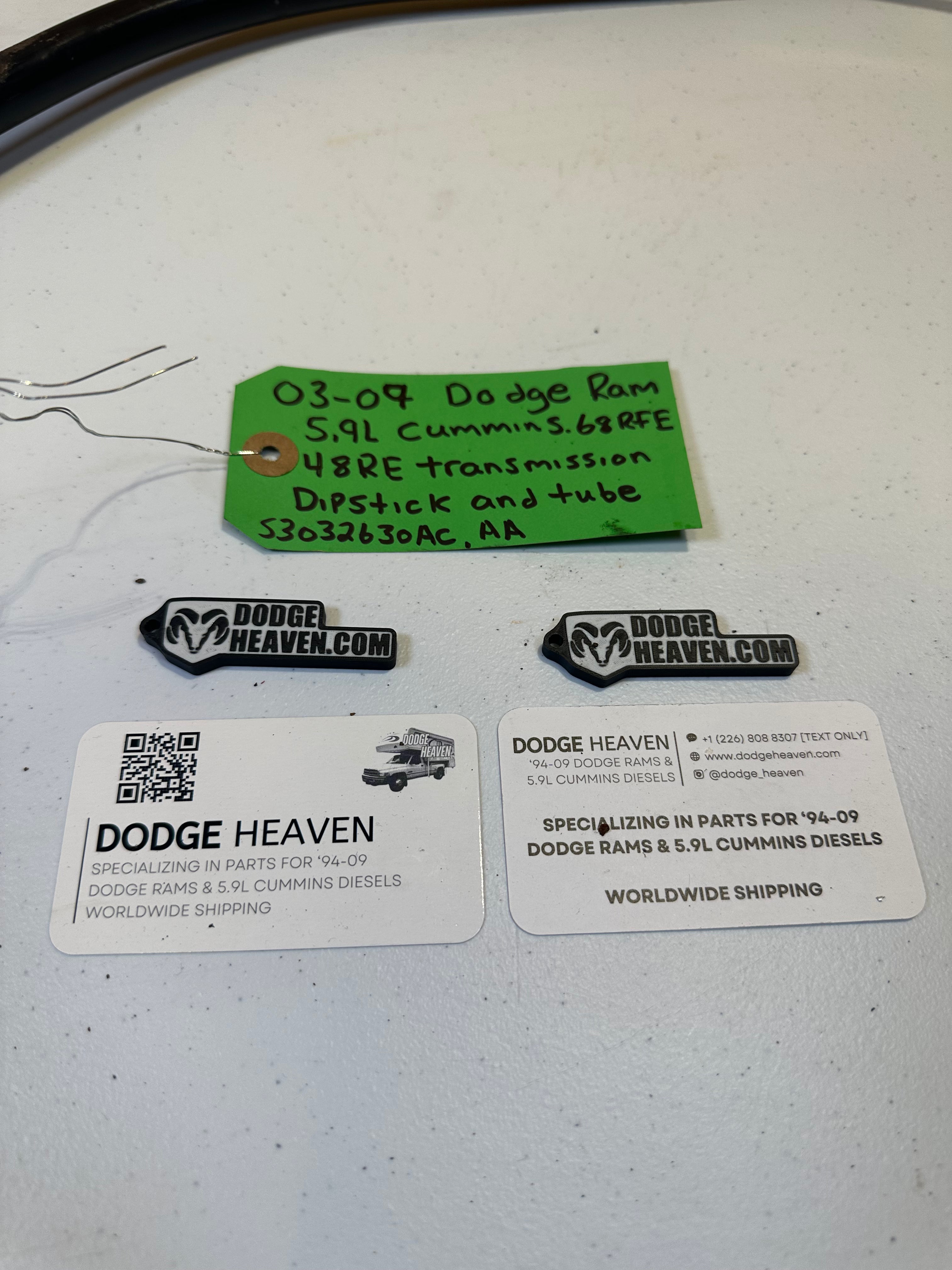 2003-2007 Dodge Ram 2500 3500 5.9 Cummins 48RE Auto Transmission Dipstick & Tube (OEM)