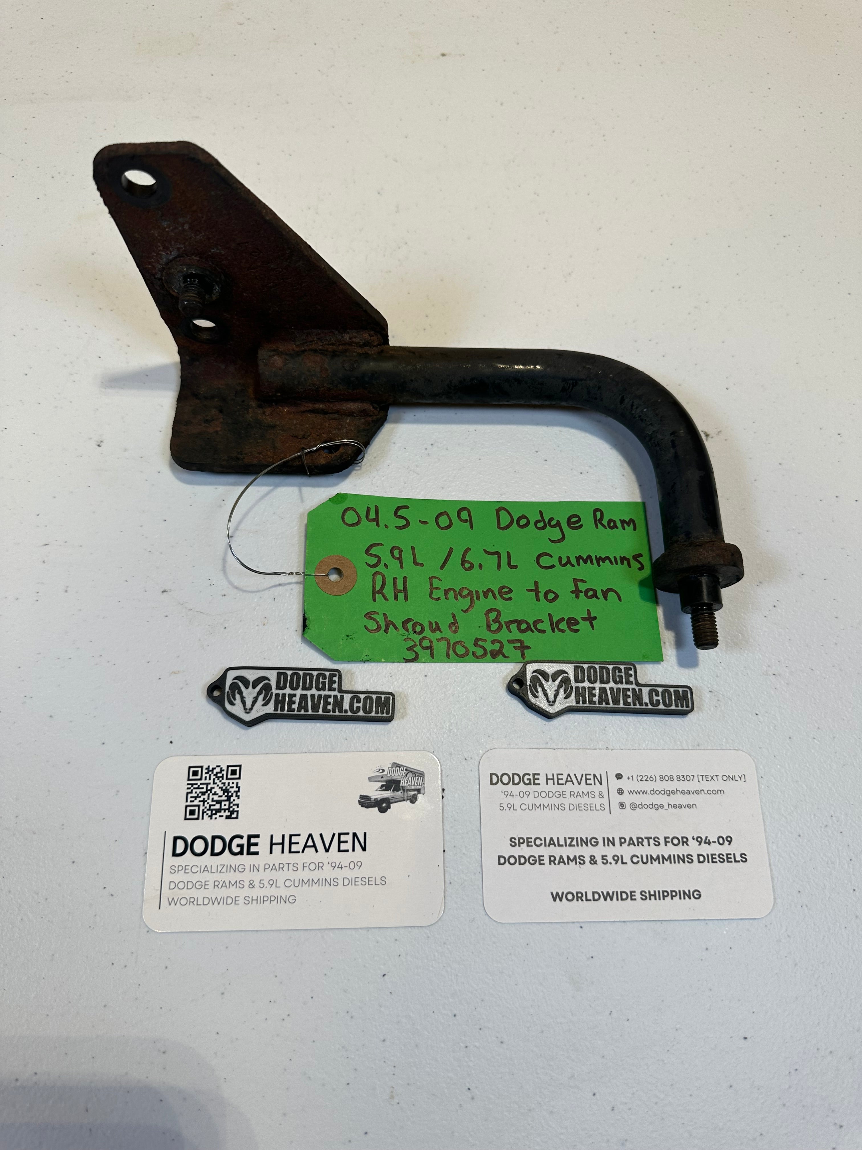 2004.5-2009 Dodge Ram 5.9L / 6.7L Cummins Fan Shroud Bracket Passenger-Side (OEM)