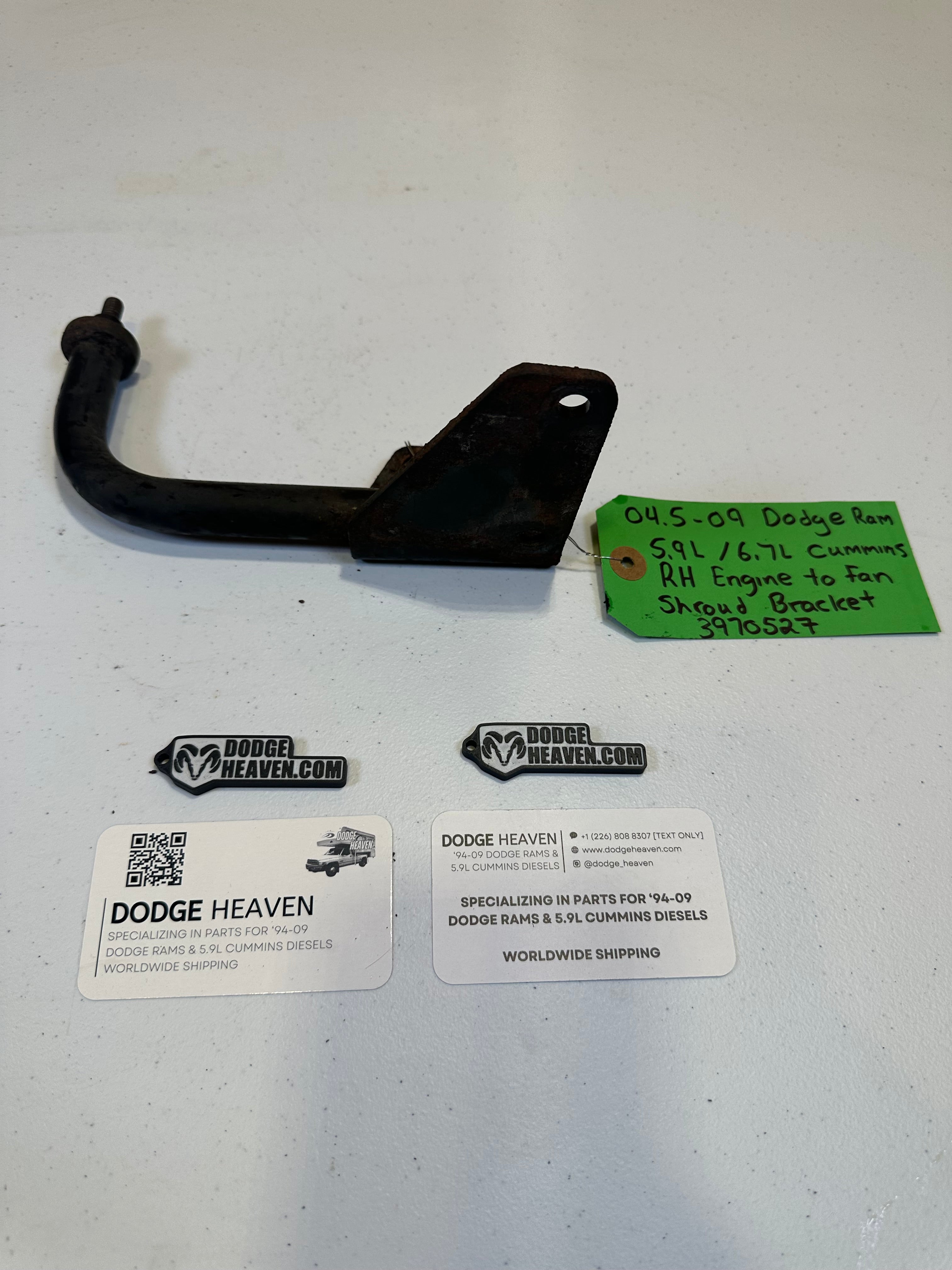 2004.5-2009 Dodge Ram 5.9L / 6.7L Cummins Fan Shroud Bracket Passenger-Side (OEM)