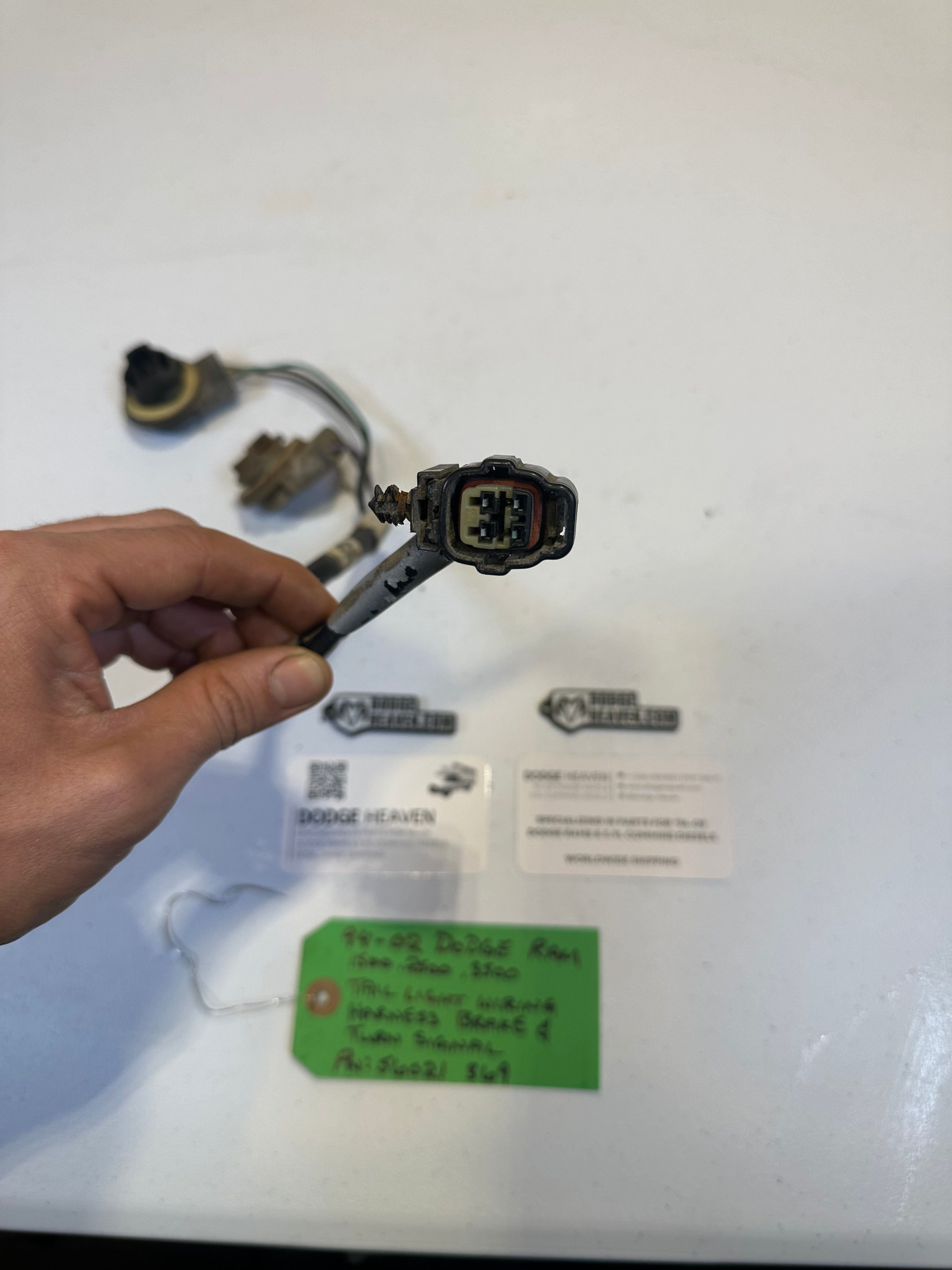 1994-2002 Dodge Ram 1500 2500 3500 Rear Tail Light Wiring Harness (OEM)